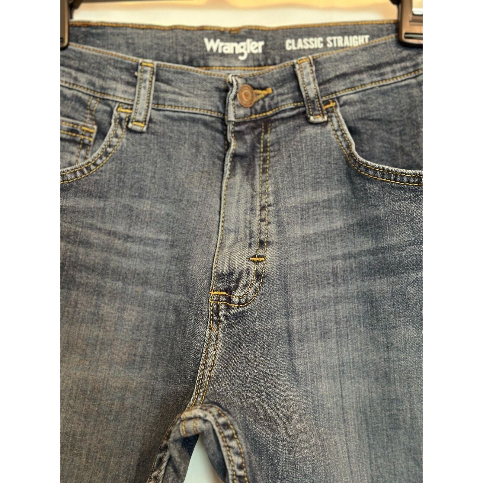 Wrangler WRANGLER classic womens straight fit. 16 Regular. Blue Denim Size 38" / US 16 / IT 52 - 7 Thumbnail