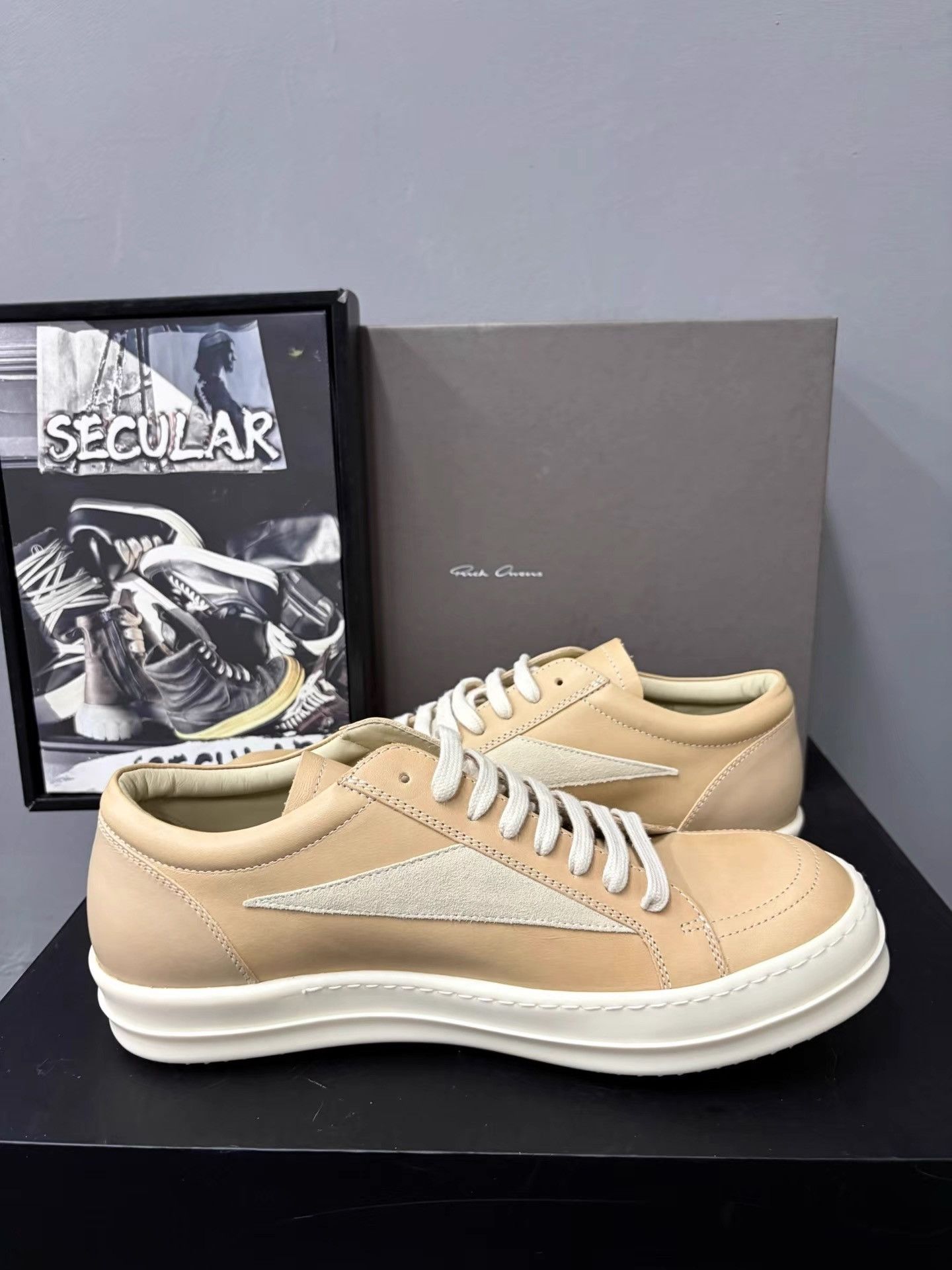 Rick Owens Rick Owens 25FW Butter Yellow Low Sneakers K34 Size US 8 / EU 41 - 6 Thumbnail