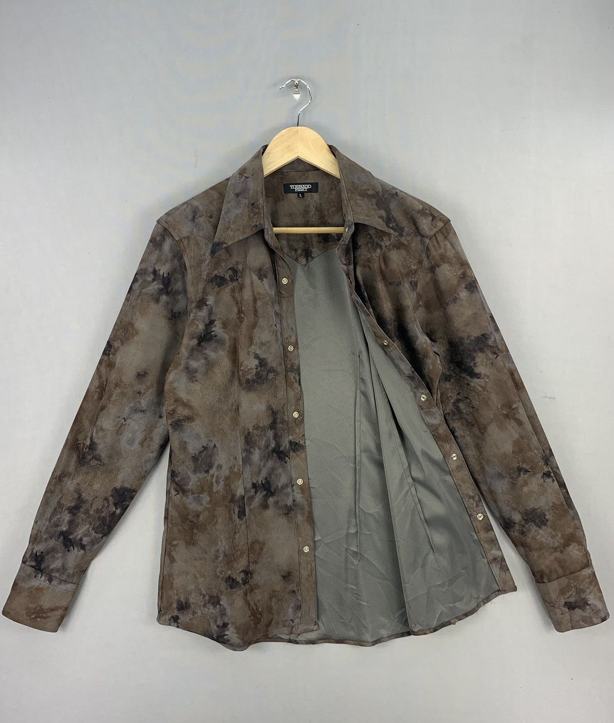 Tornado Mart Tornado Mart Japan Dark Camo Dyed Flannel Size US S / EU 44-46 / 1 - 13 Thumbnail