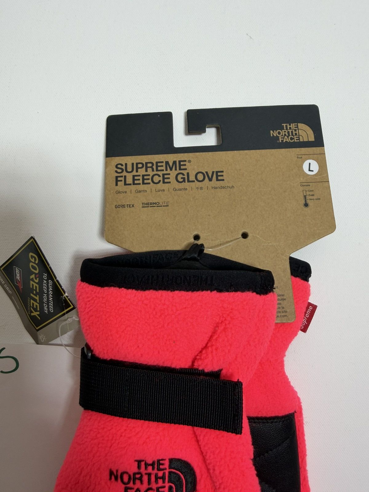 Supreme Supreme x The North Face RTG Fleece Gloves AND SCARF Size ONE SIZE - 3 Thumbnail