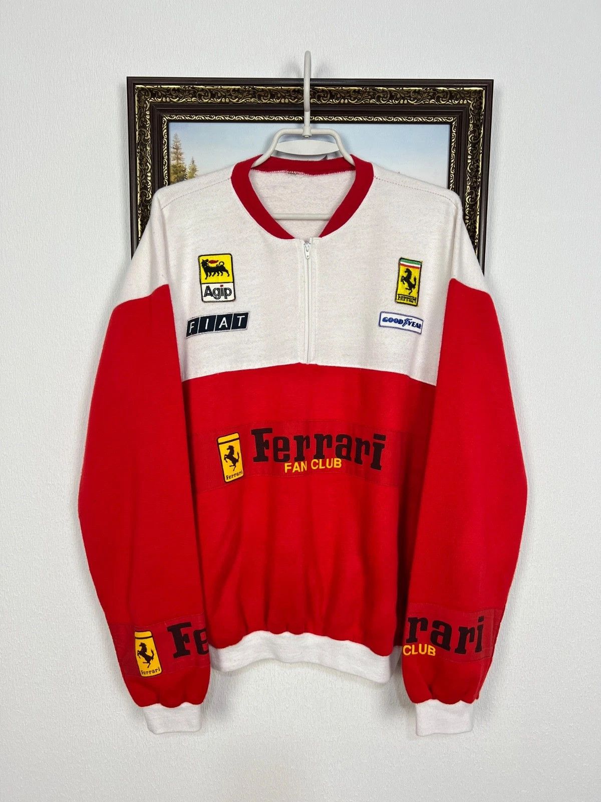 Ferrari Vintage 80's Ferrari Racing Sweatshirt Fan Club Crewneck Size US M / EU 48-50 / 2 - 1 Thumbnail