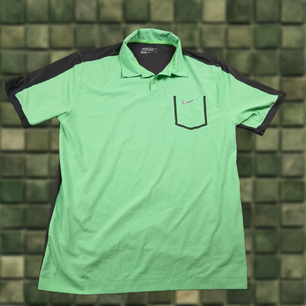 Nike Nike Golf Polo Shirt Mens XL Green Tour Performance Polo Shirt Golf Size US XL / EU 56 / 4 - 1 Thumbnail