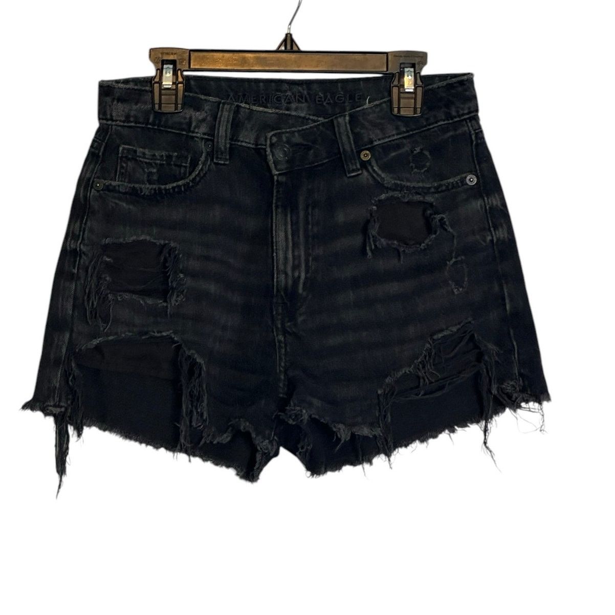 American Eagle Outfitters American Eagle denim distressed cut off shorts size 00 Size 24" / US 00 / IT 34 - 1 Thumbnail