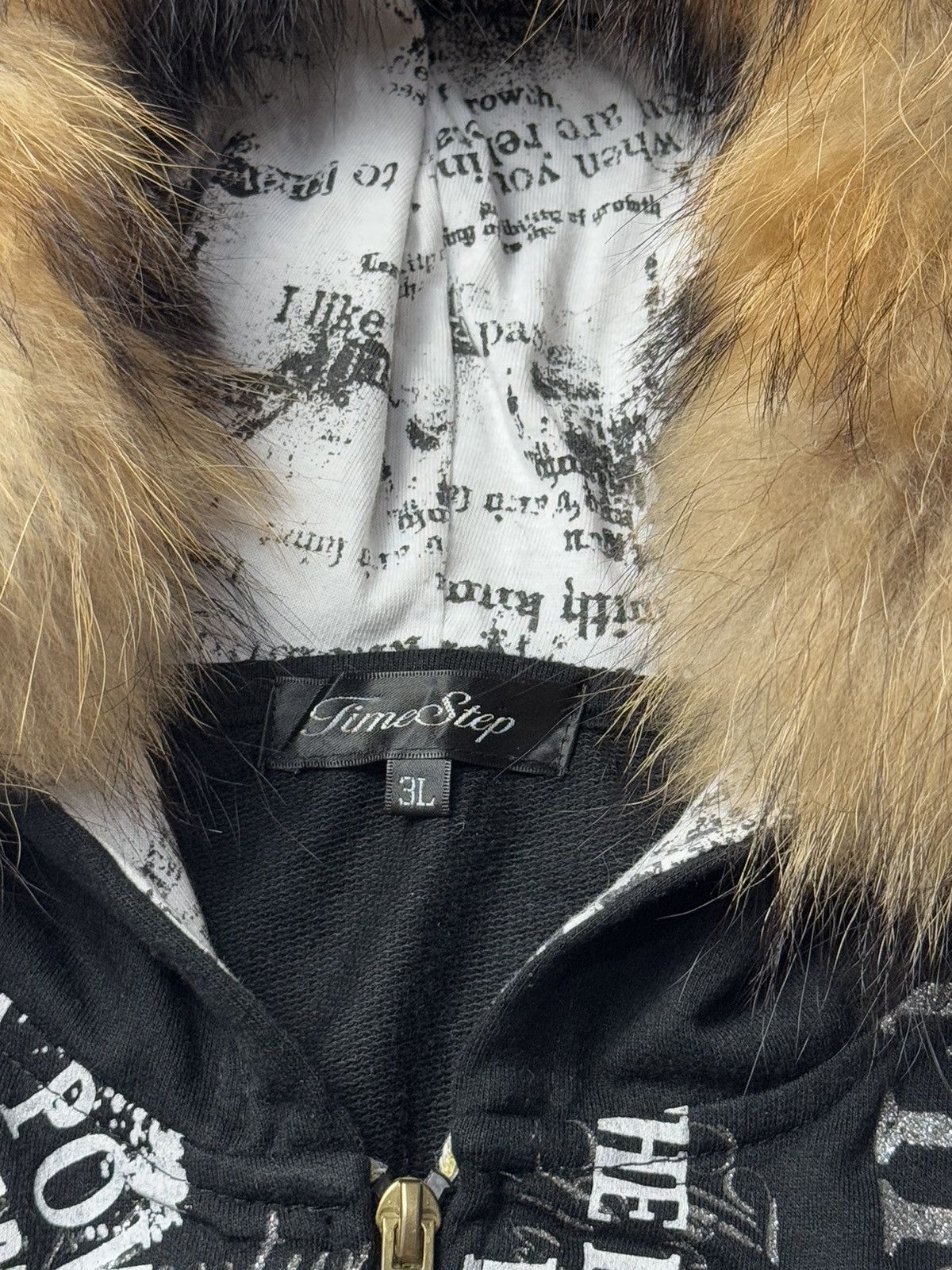 If Six Was Nine Faux Fur Japanese Crazy Poem Timestep Ifsix Lgb Style Size US L / EU 52-54 / 3 - 4 Thumbnail