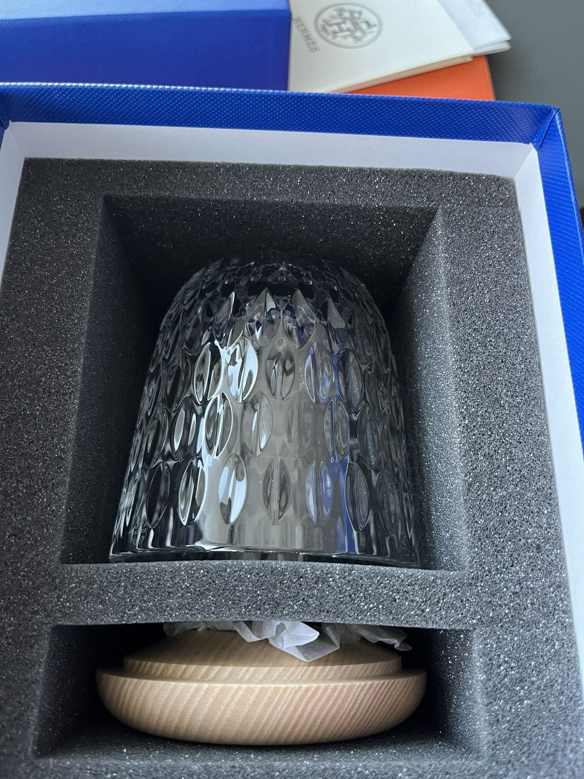 Hermes Rare Hermes St Louis Brand New Crystal Candle Holder Lamp Size ONE SIZE - 6 Thumbnail