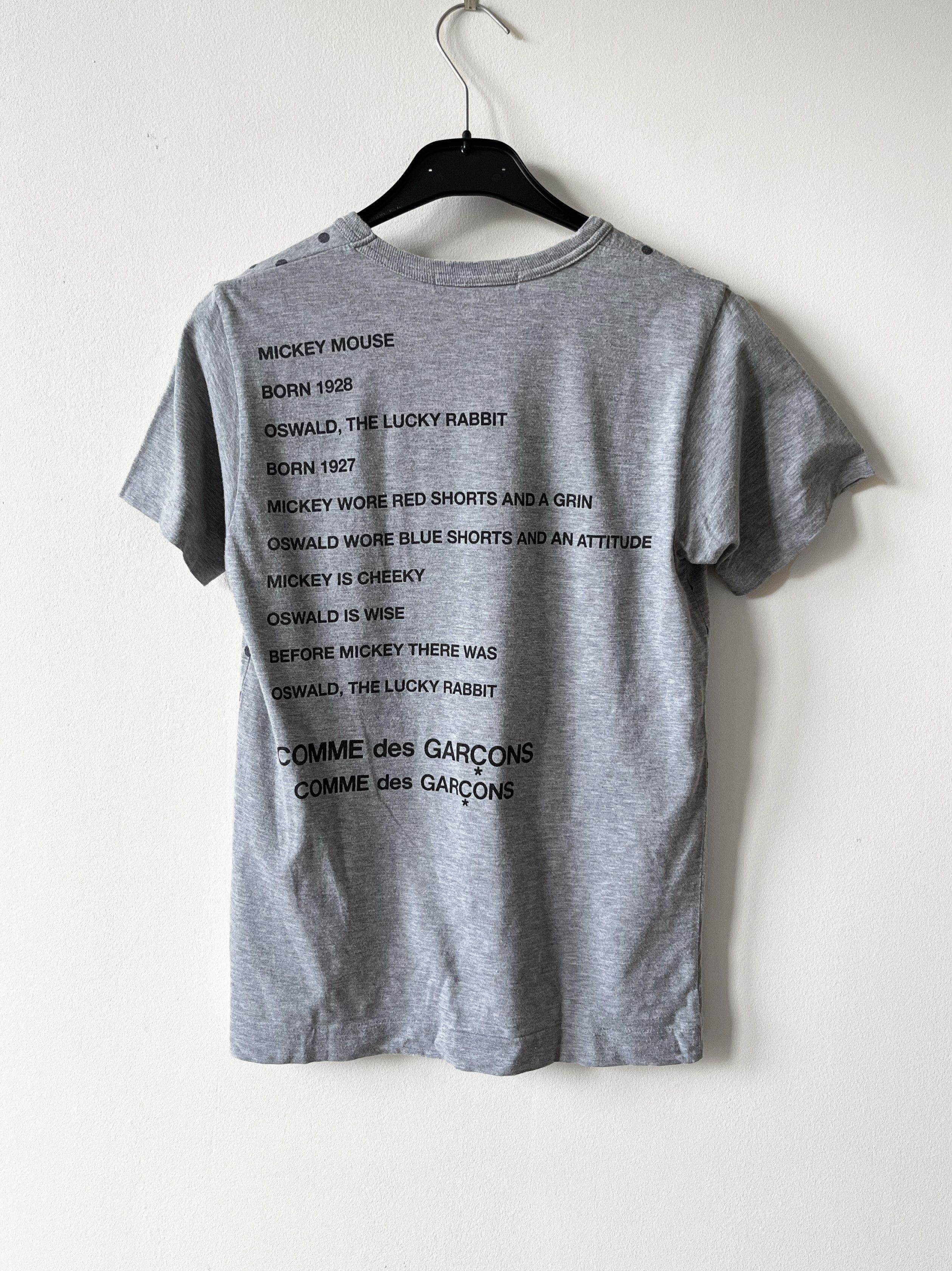 COMME des GARÇONS OSWALD ドットTシャツ Lサイズ（ドット（水玉