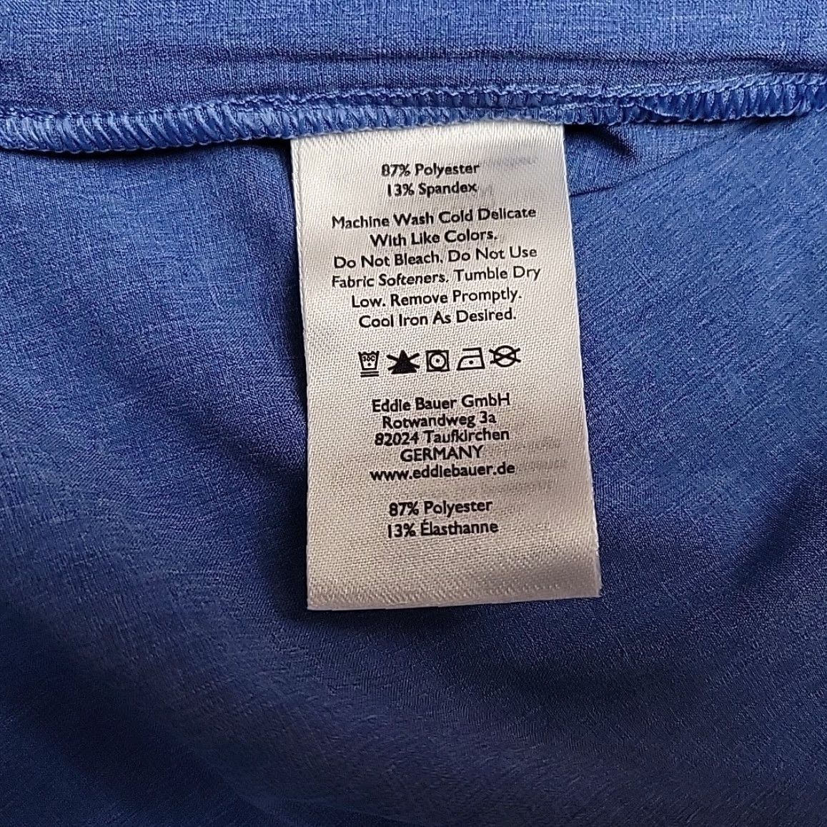 Eddie Bauer VINTAGE Eddie Bauer Shirt Womens S Blue Travex Short Sleeve V-neck Travel Hike Outdoor Size S / US 4 / IT 40 - 5 Thumbnail