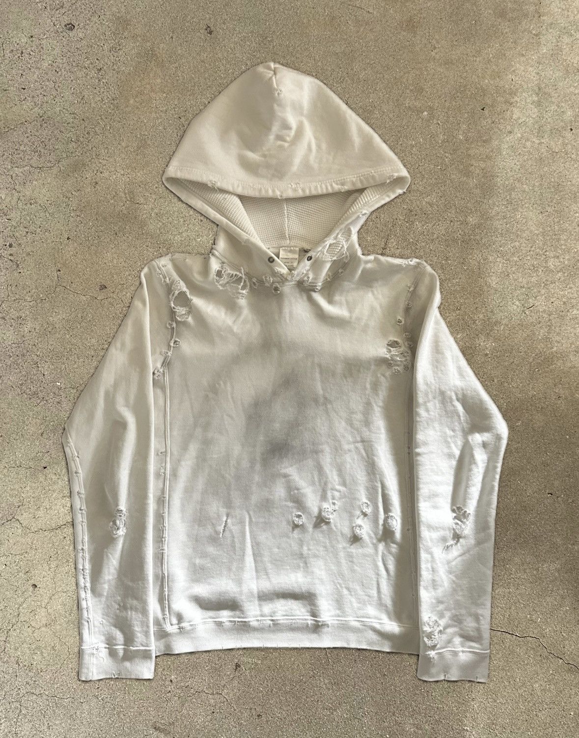 Number (N)ine Number (N)ine Modern Age thrashed hoodie SS 02