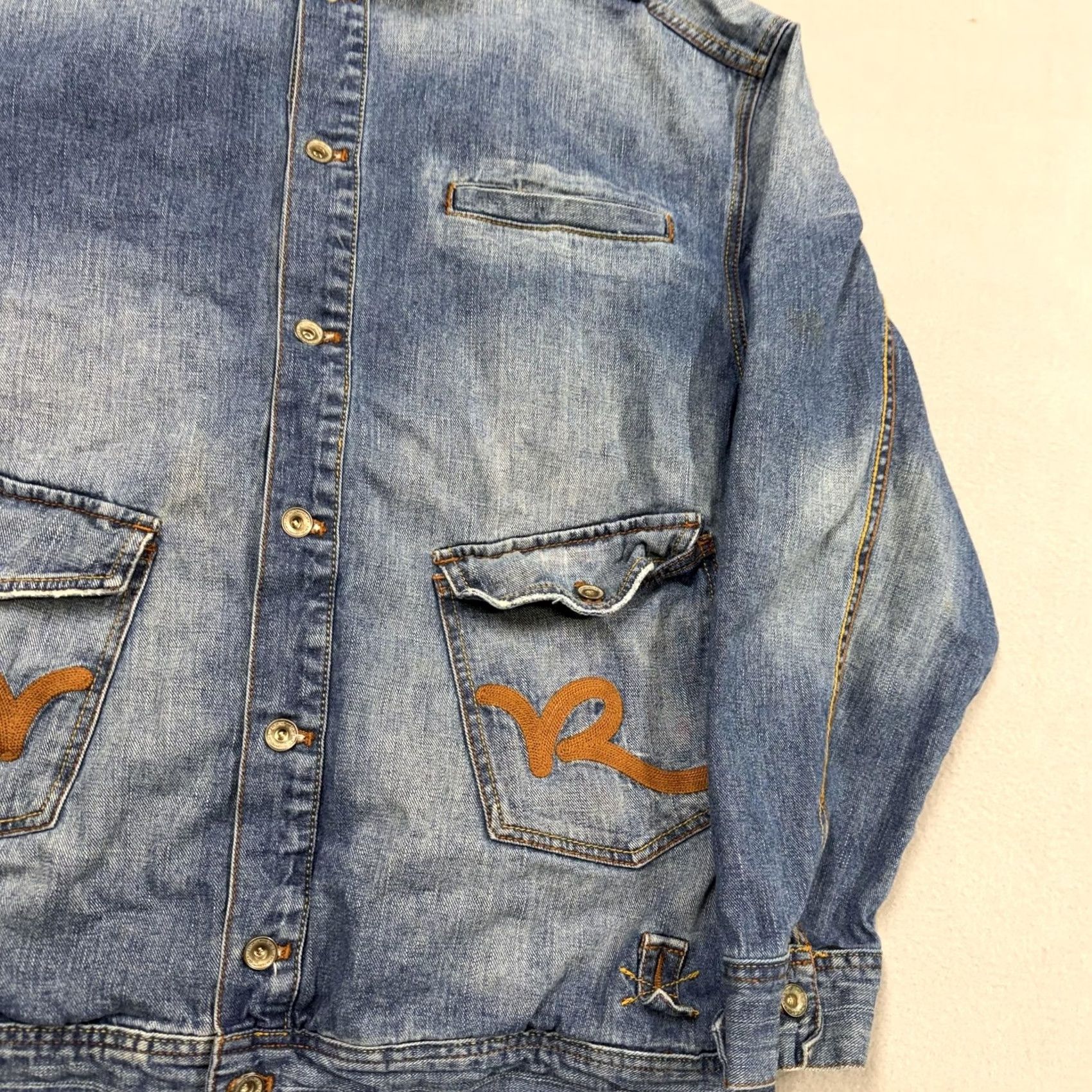 Rocawear Rocawear Jacket Mens XL Blue Denim Hip Hop Vintage Size US XL / EU 56 / 4 - 3 Thumbnail