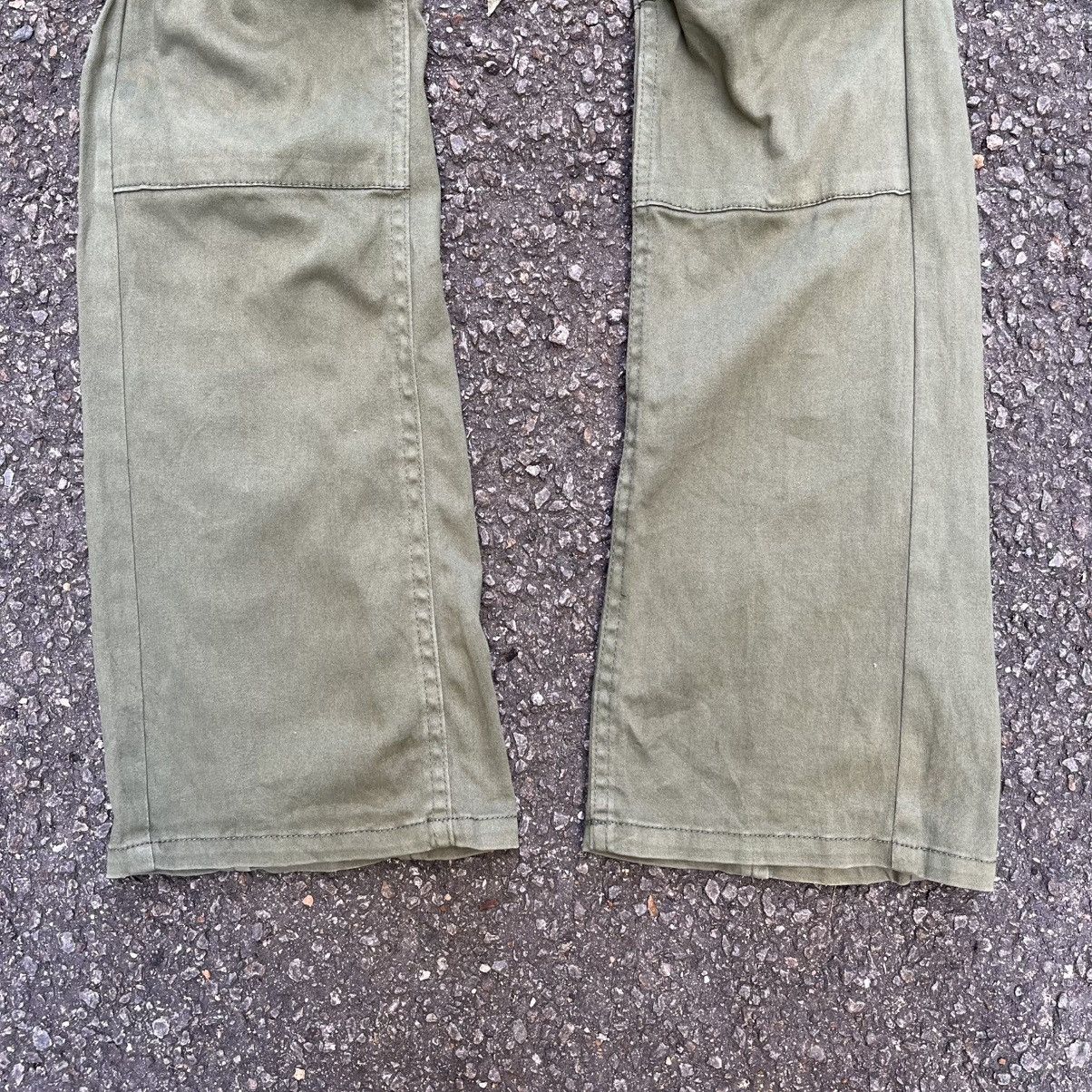 Hysteric Glamour Flared Cargo Green Pants NO ID Japan Multi Pockets Bootcut Size US 29 - 2 Thumbnail