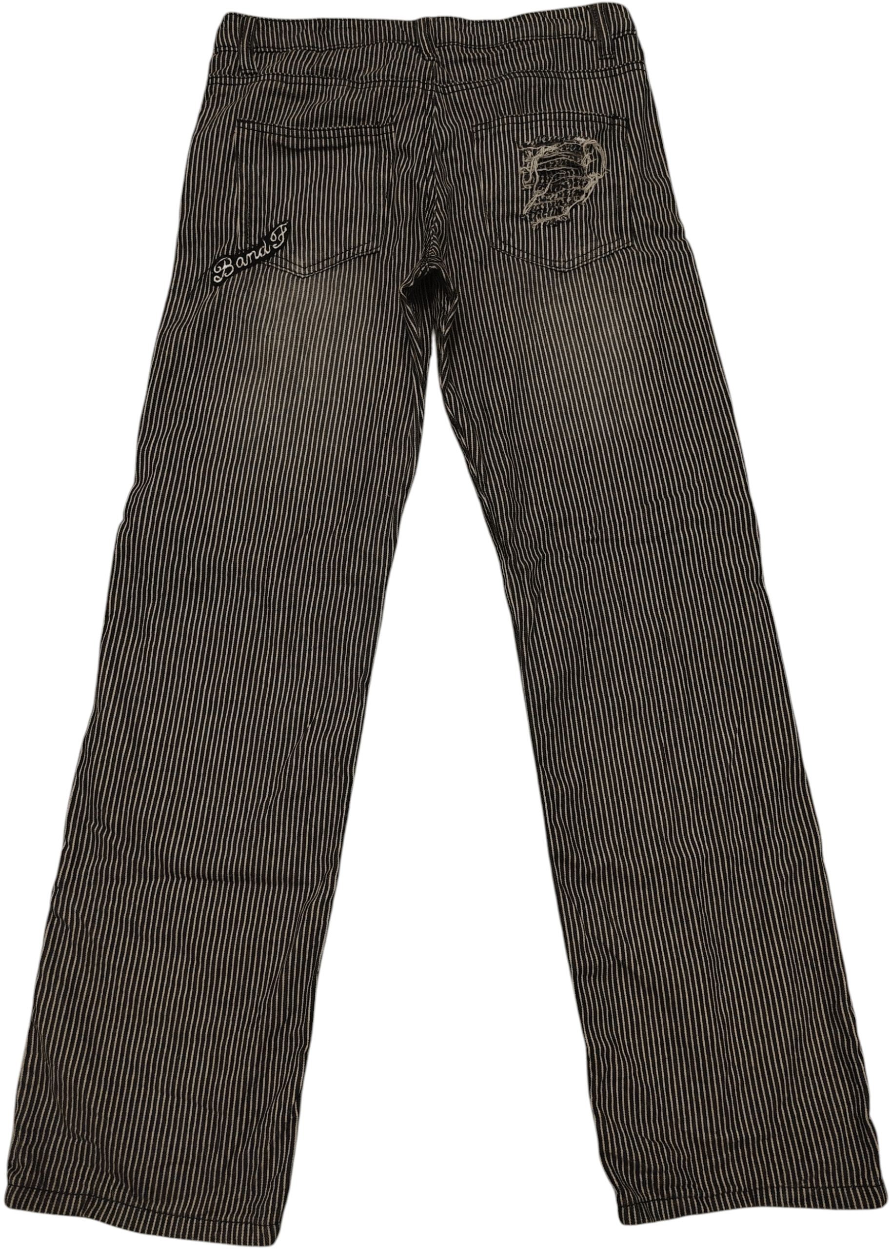 Who Decides War Japanese Back & Forth Hickory Pants Striped I6W9 Style Size US 30 / EU 46 - 2 Thumbnail