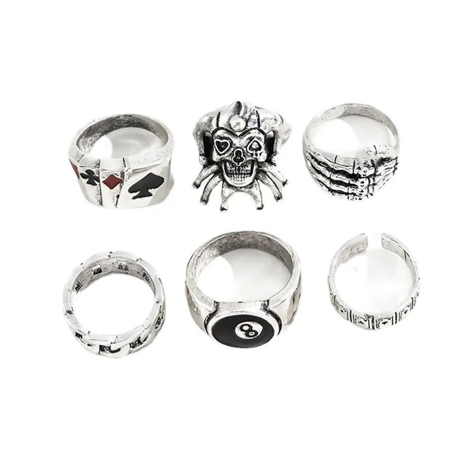 Other Skull and Card Rings Size ONE SIZE - 4 Thumbnail
