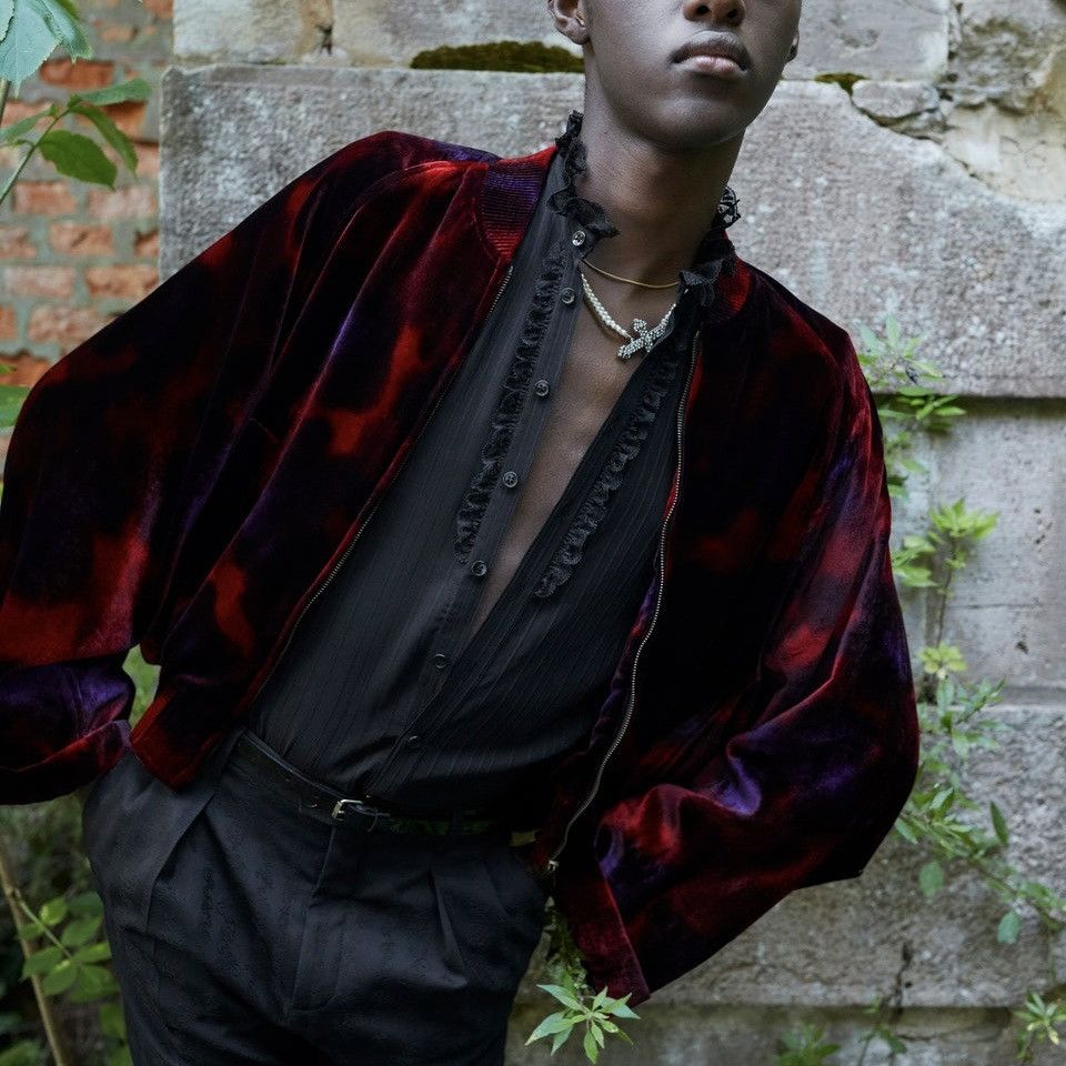 saint laurent tie dye