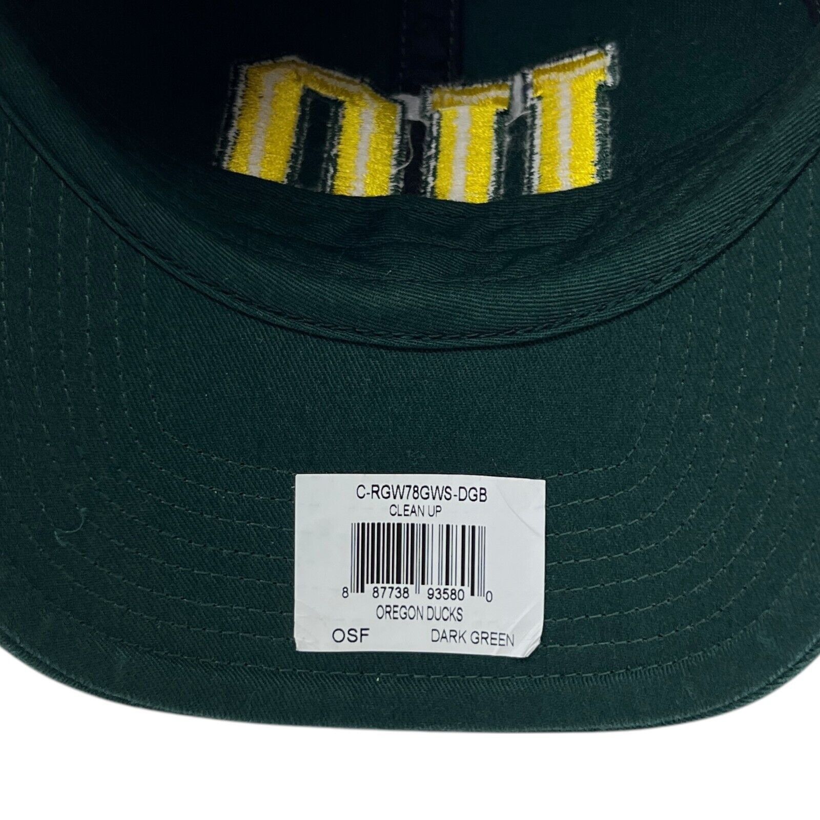 47 Brand New OREGON DUCKS Adjustable Dad Hat Embroidered University N Size ONE SIZE - 4 Thumbnail