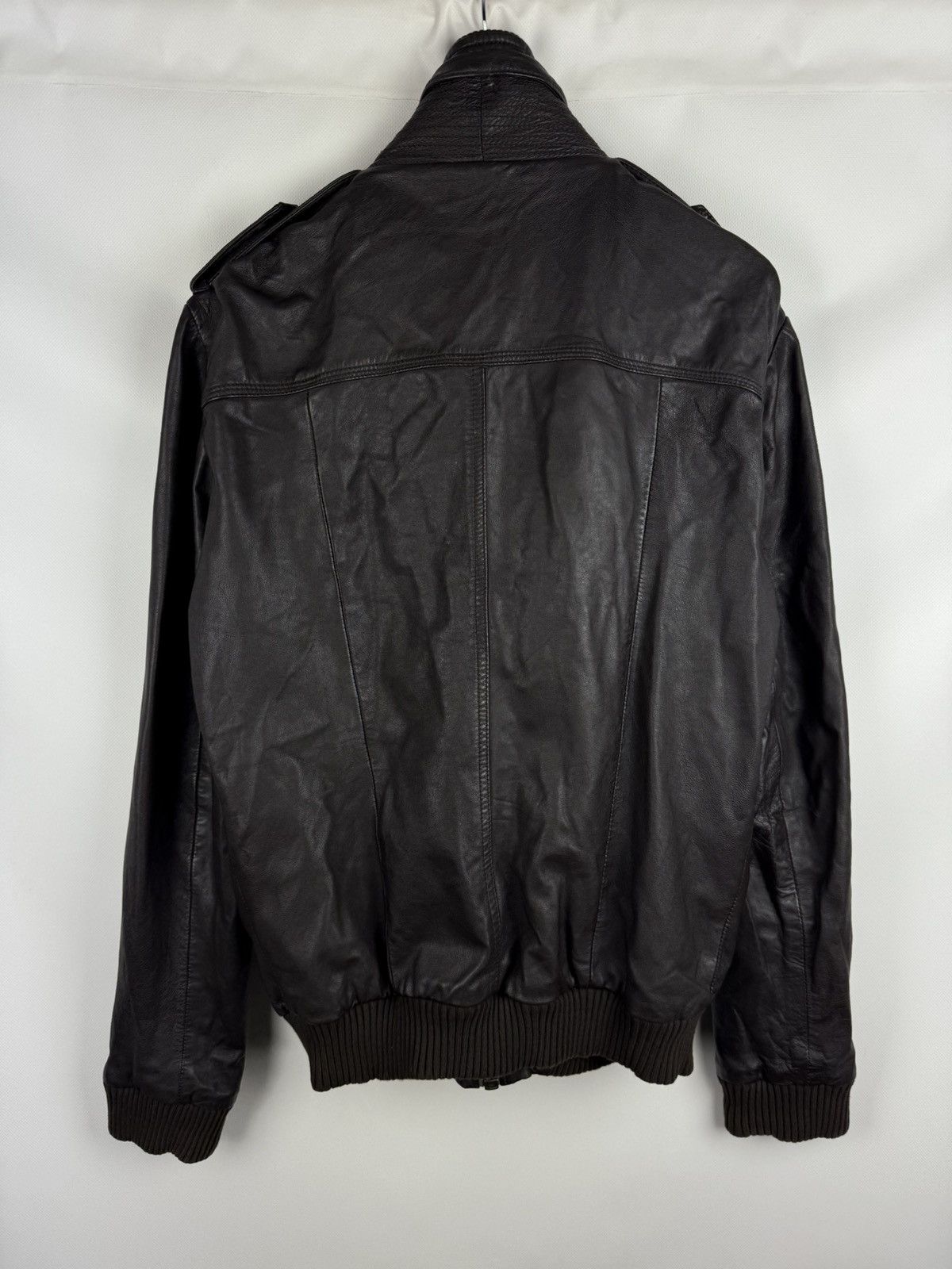 Superdry Superdry Japan Men’s Leather Bomber Jacket Size XL Size US XL / EU 56 / 4 - 13 Thumbnail