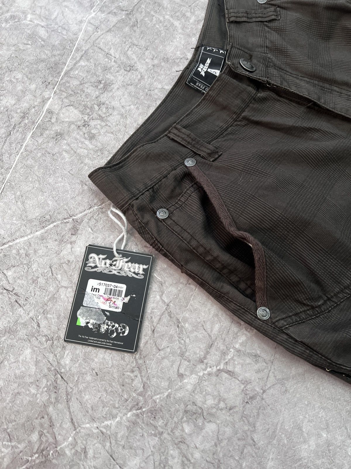 Diesel × No Fear VINTAGE Y2K DIESEL STYLE CARGO NO FEAR rap pants skater Size US 31 - 8 Thumbnail