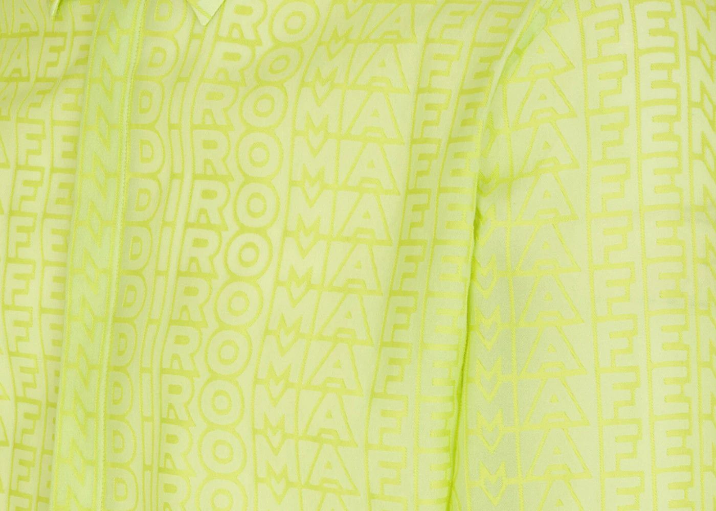 Fendi o1w1db10724 Shirt in Acid Green Size US M / EU 48-50 / 2 - 2 Thumbnail
