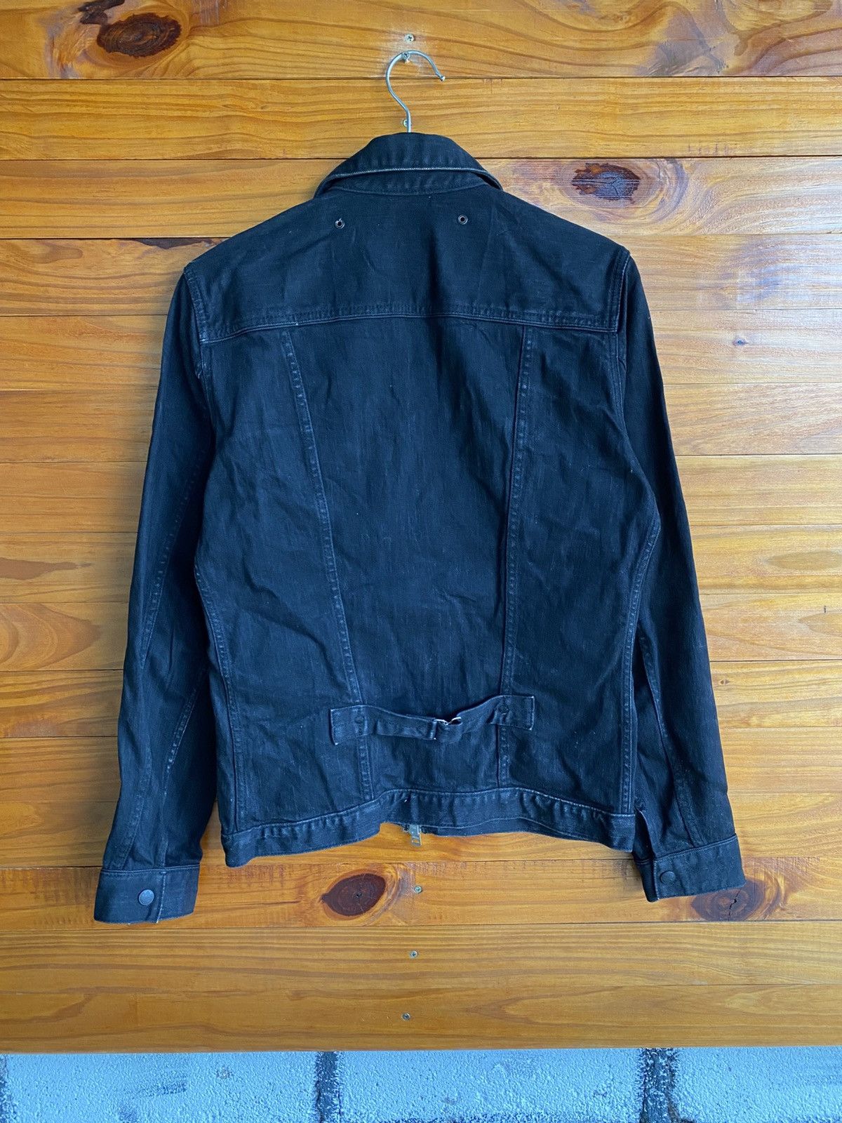 NANO universe Nano Universe × Wrangler Black Denim Jacket Collaboration Size US M / EU 48-50 / 2 - 13 Thumbnail