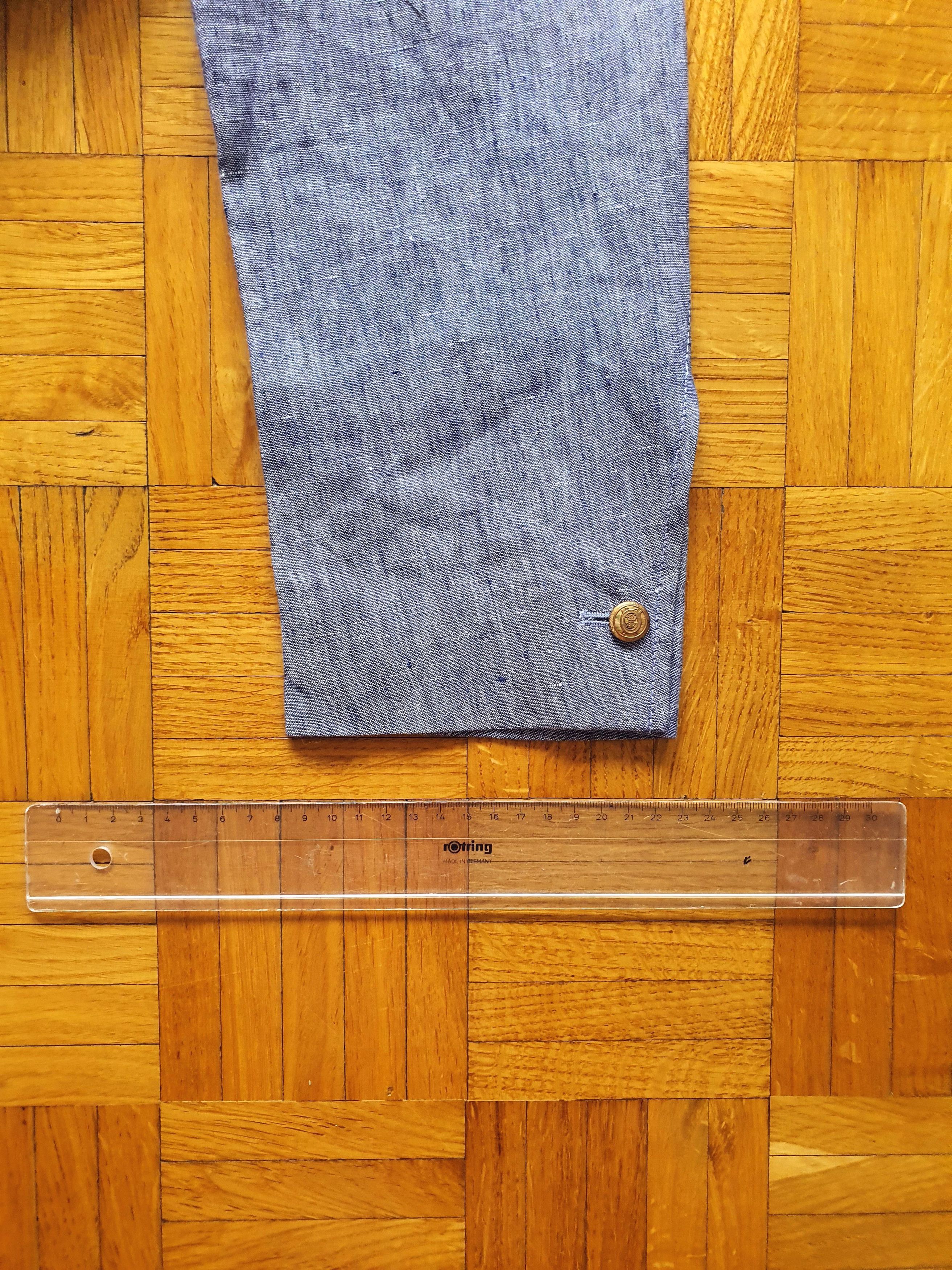 Maison Kitsune Blazer Sports Coat Jacket - Linen, 1 Button - Sz EU IT 46 Size 36R - 8 Thumbnail