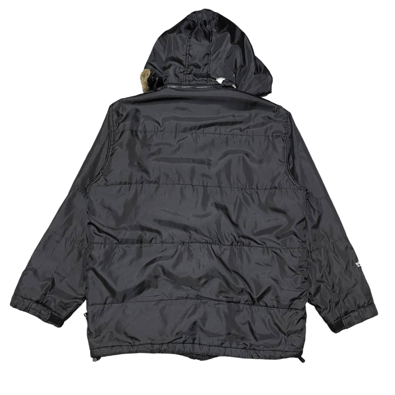 Dogtown Vtg Dogtown Black Dragon Puffer Fur Jacket Detachable Hood Size US L / EU 52-54 / 3 - 15 Thumbnail