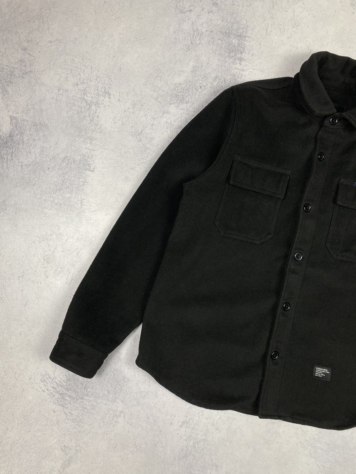 Stussy Vintage 00s Stussy Wool Overshot Button Up Shirt Size US S / EU 44-46 / 1 - 4 Thumbnail