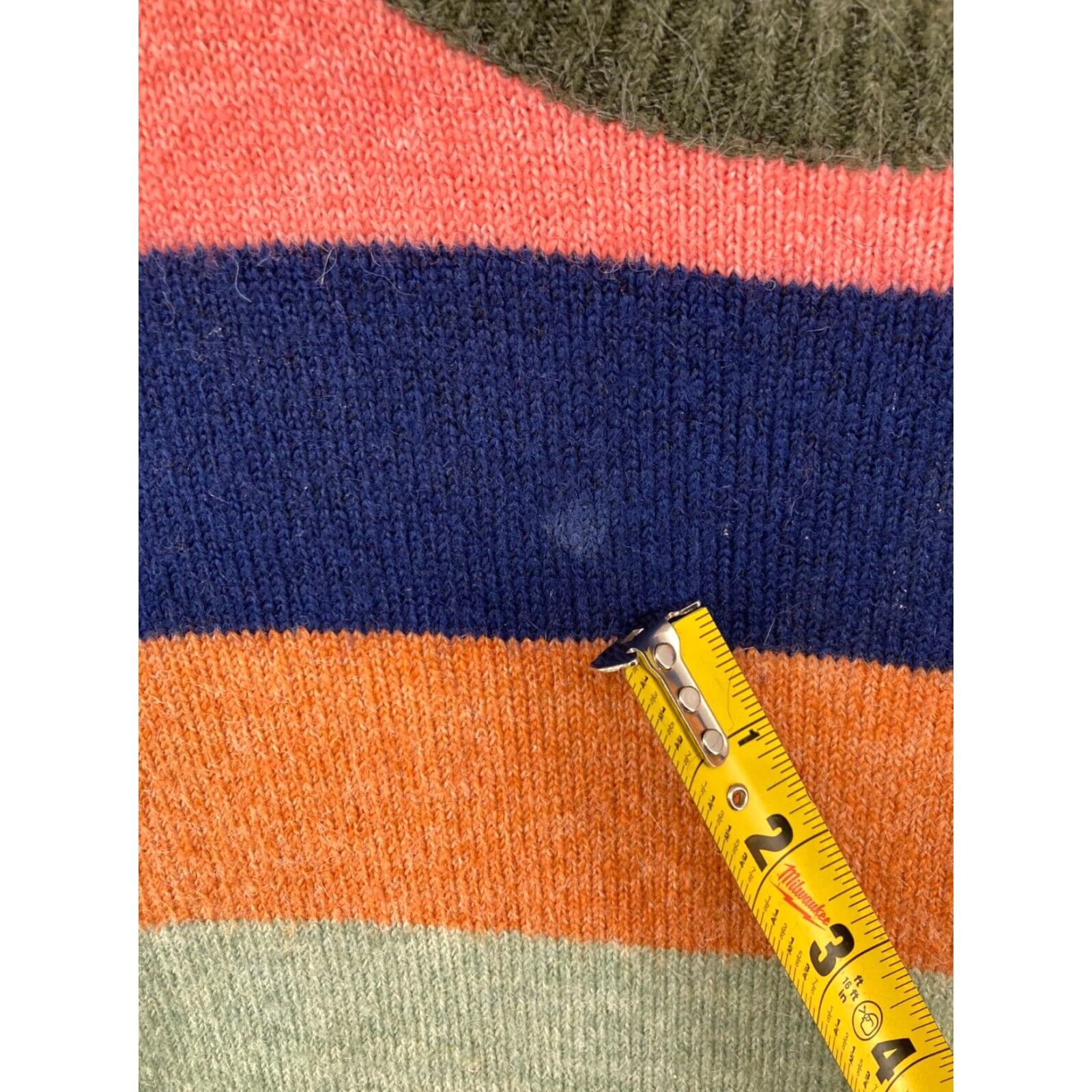 Talbots Talbots Womens Sweater M Multicolor Stripes Size M / US 6-8 / IT 42-44 - 5 Thumbnail