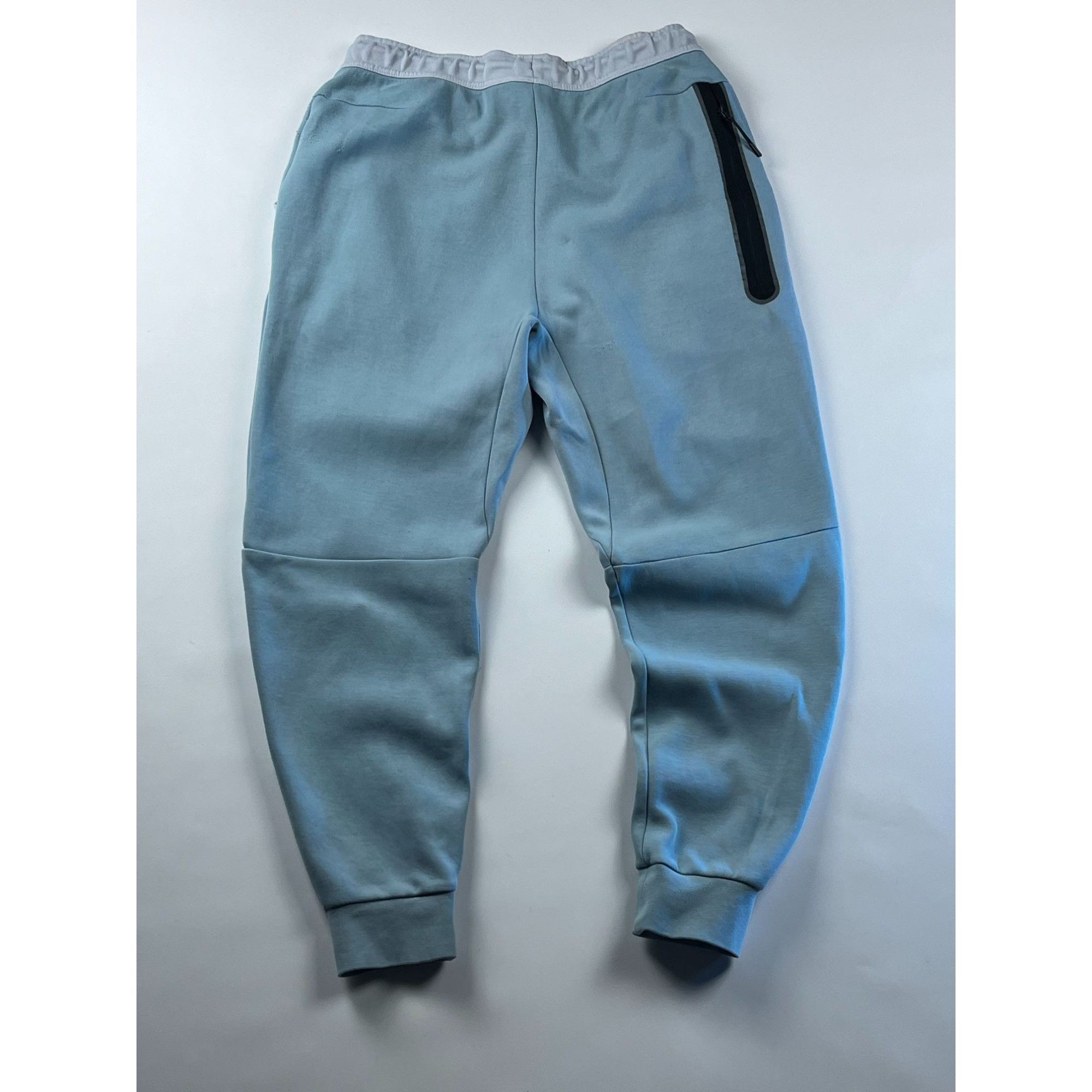 Nike Nike Tech Fleece Joggers Blue & Gray Mens Size M Size US 32 / EU 48 - 9 Thumbnail