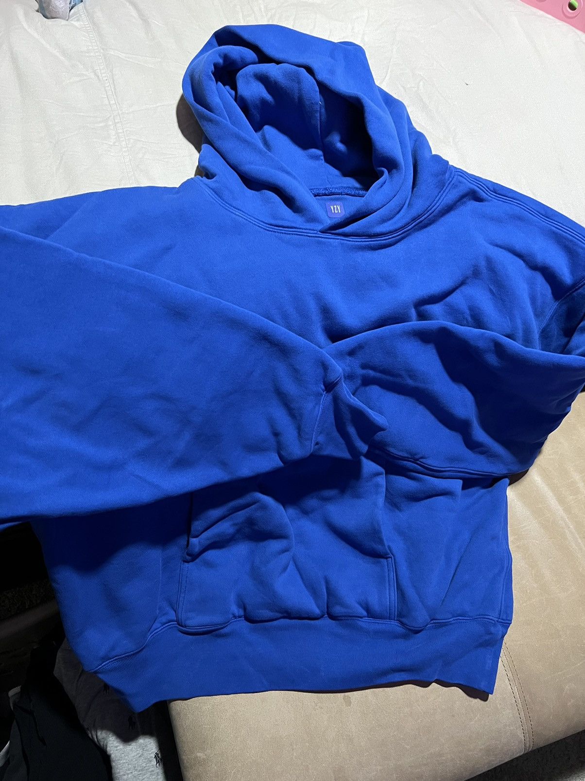 image of Gap x Kanye West Hoodie in Blue, Men's (Size XL)