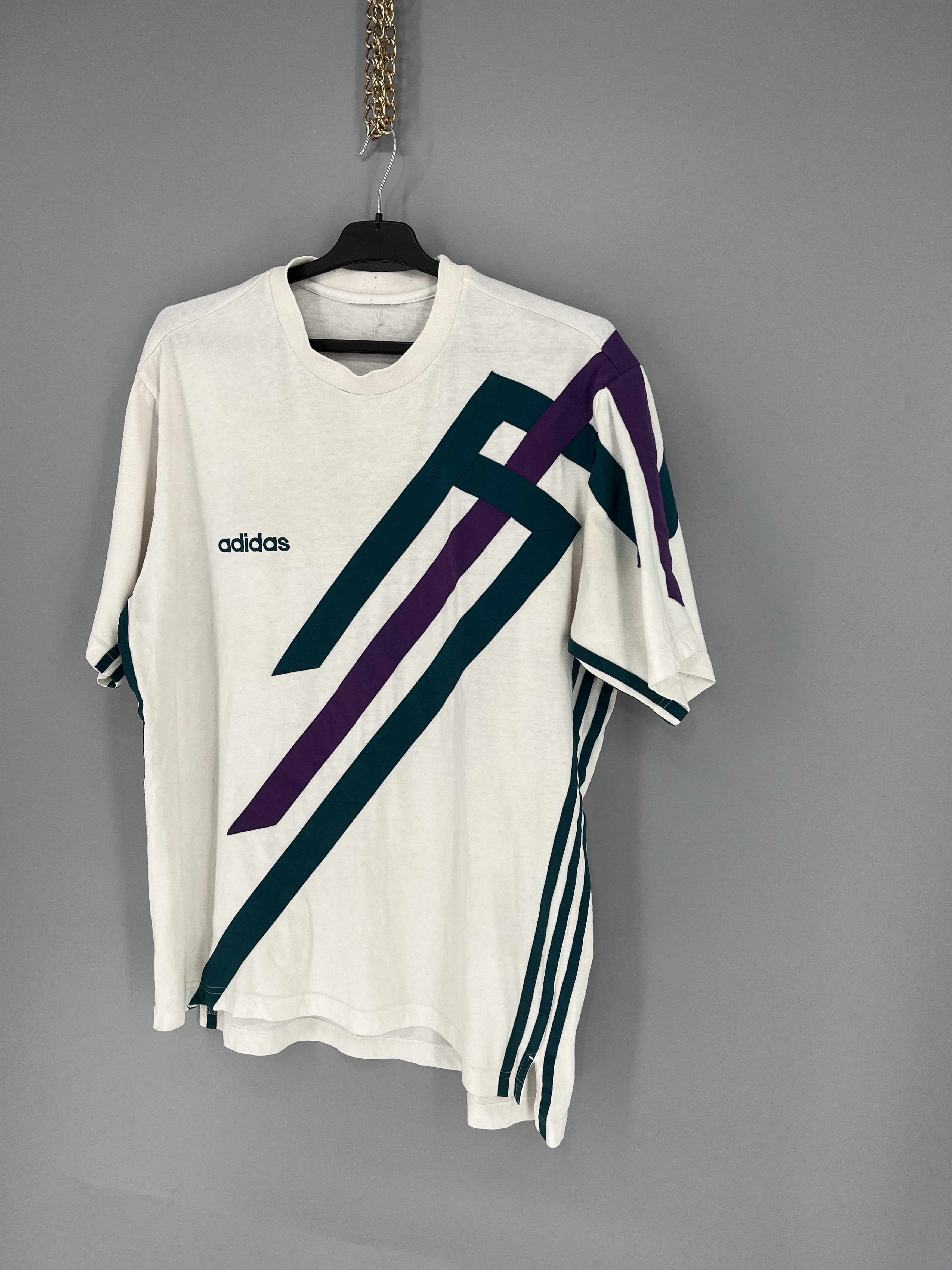 Adidas Vintage 90s Adidas Streetwear Style Travis Style Size US L / EU 52-54 / 3 - 3 Thumbnail