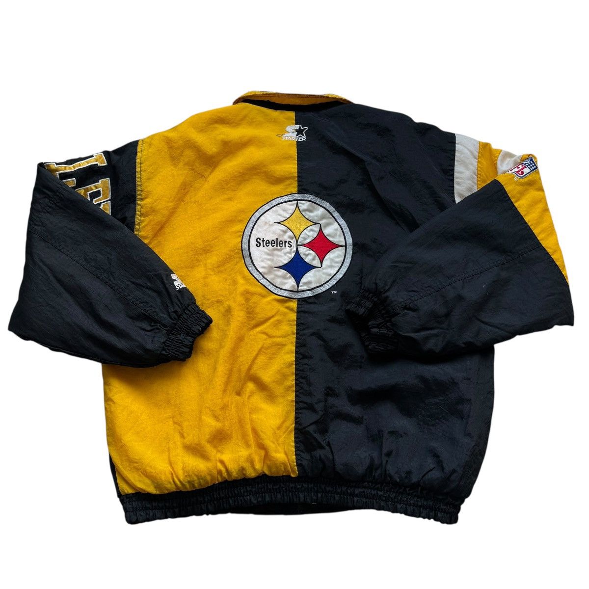 Logo 7 vintage Starter Pro Line Pittsburgh Steelers coat Size US XL / EU 56 / 4 - 2 Thumbnail