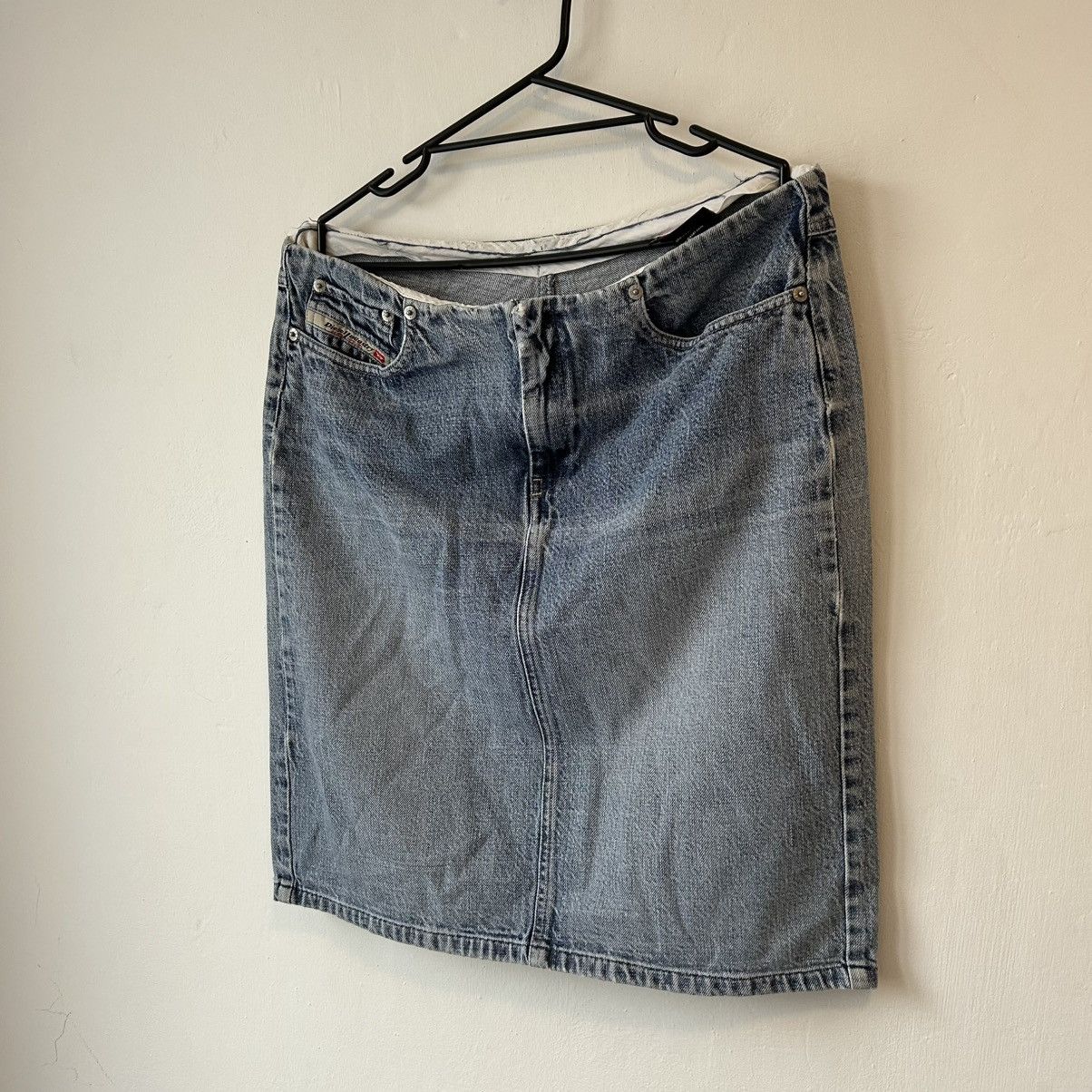 Diesel × Vintage Vintage Diesel Denim Maxi skirt jean Size 32" / US 10 / IT 46 - 5 Thumbnail