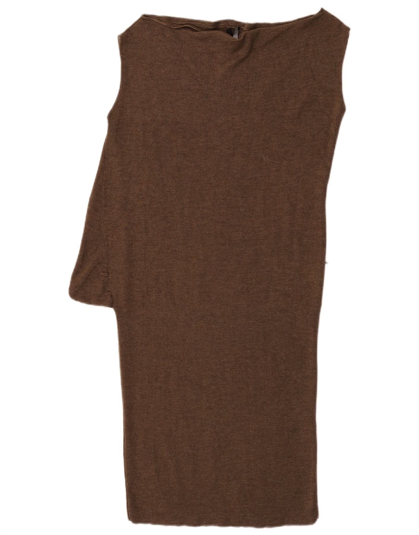 Gucci Womens Shift Dress UK 12 Medium Brown Cashmere Size XS / US 0-2 / IT 36-38 - 1 Thumbnail