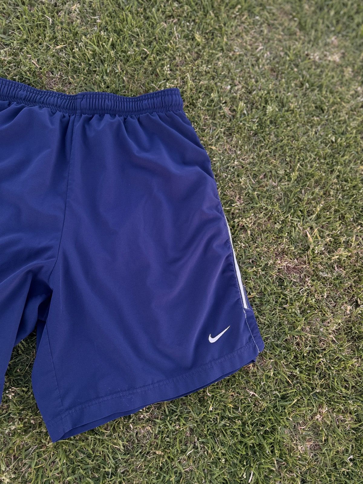 Nike Nike Blue Athletic Performance Shorts Size US 32 / EU 48 - 3 Thumbnail