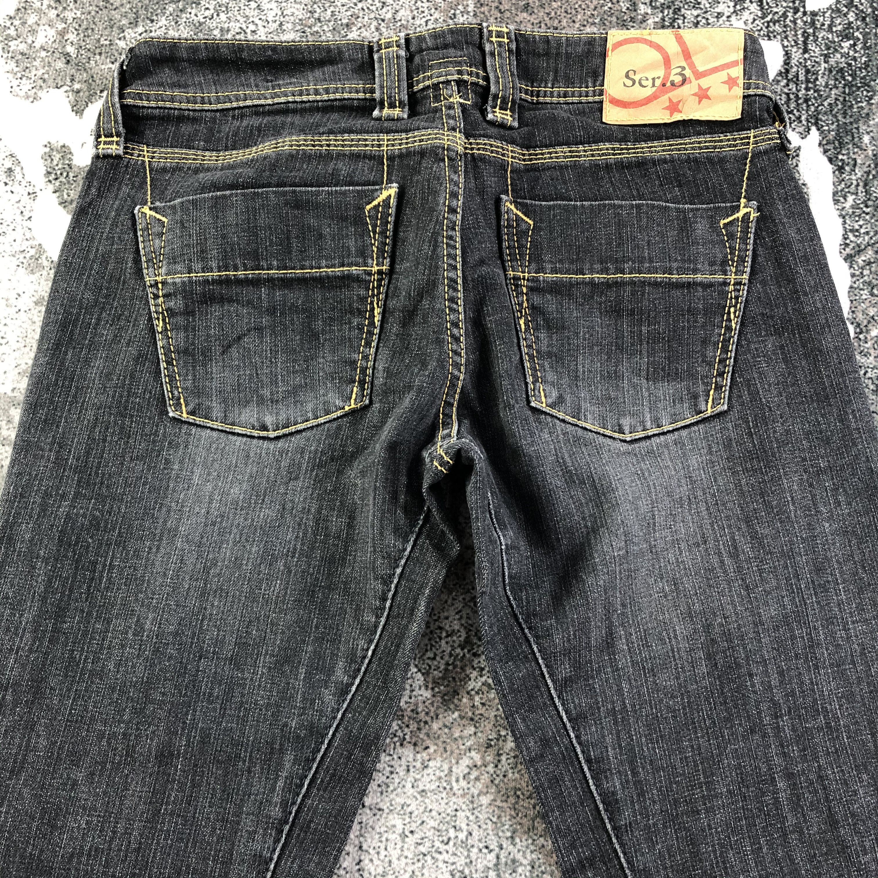 Japanese Brand Japanese Brand Ser.3 Denim Dark Wash Flare Jeans KJ1602 Size 29" - 4 Thumbnail