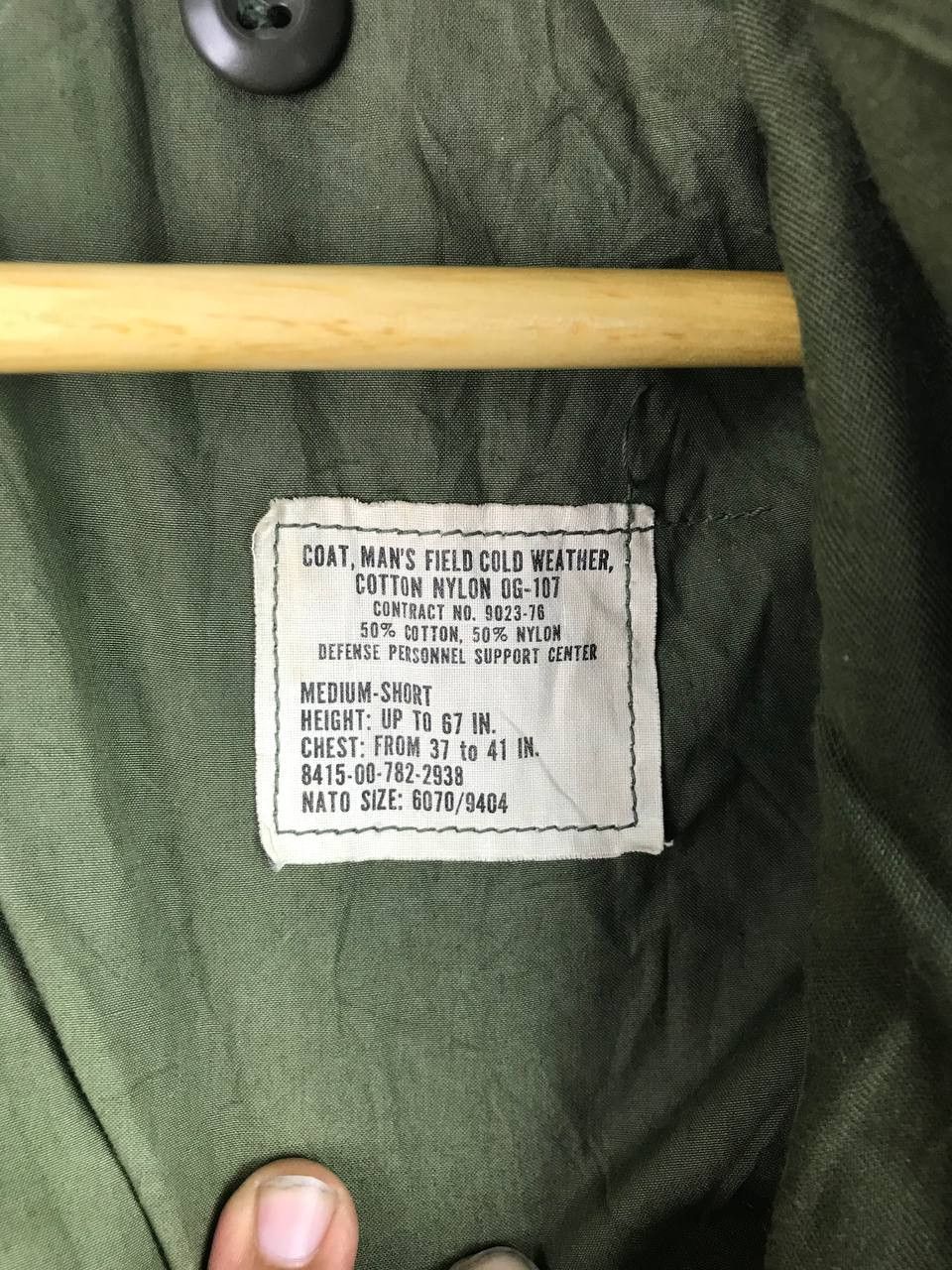 Vintage Vintage Military 80's OG-107 Rare Items Size US L / EU 52-54 / 3 - 4 Thumbnail