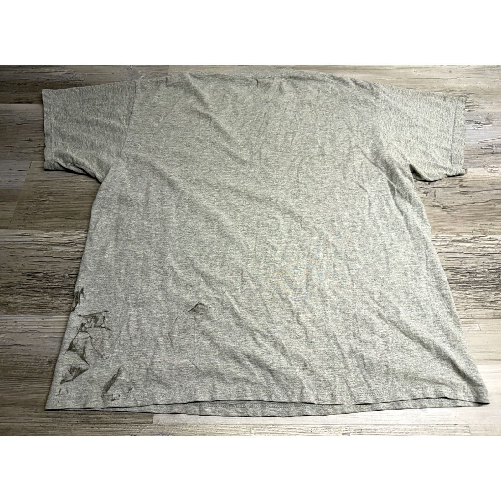 Vintage Warner Bros. DC Superman Logo T-Shirt Men's Medium Gray Solid Short Sleeve Crew Neck Pullover Boxy Vintage Style Graphic Tee Size US M / EU 48-50 / 2 - 2 Thumbnail