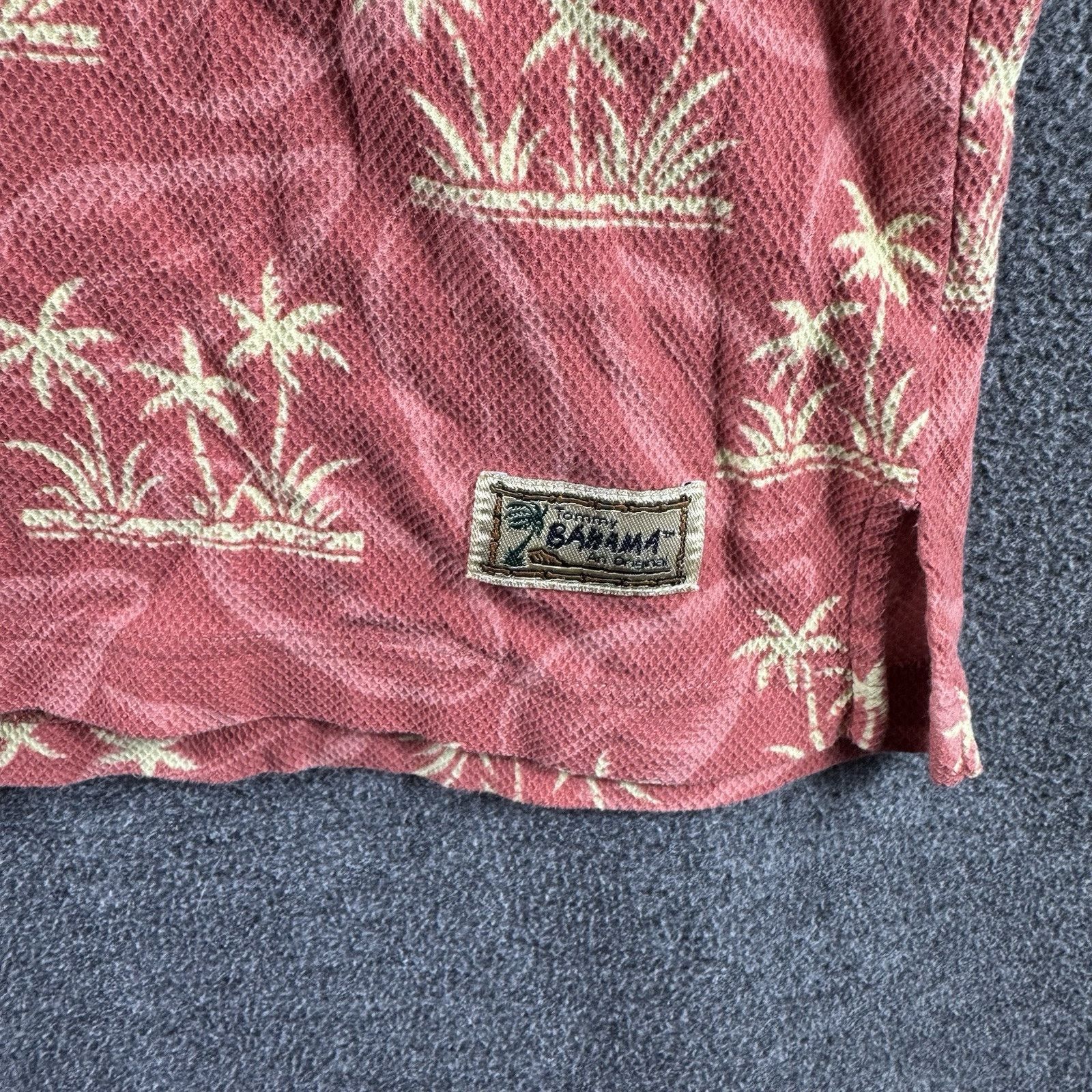 Tommy Bahama Vintage Tommy Bahama Polo Shirt Men's XL Coral Red Palm Size US XL / EU 56 / 4 - 7 Thumbnail