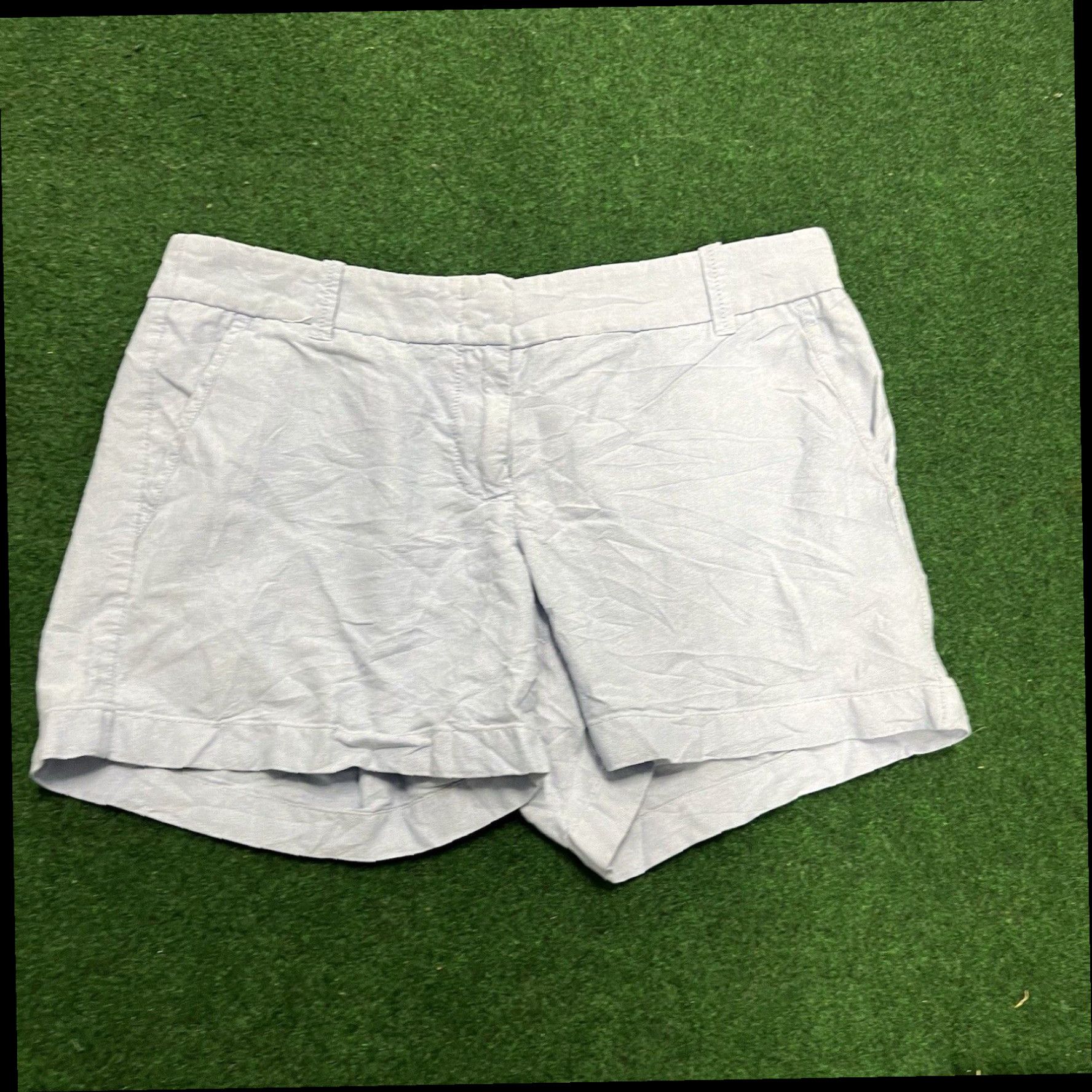 J.Crew J. Crew Chino Shorts Light Blue Size 6 Summer Working Walking Outdoors Size 32" / US 10 / IT 46 - 1 Thumbnail