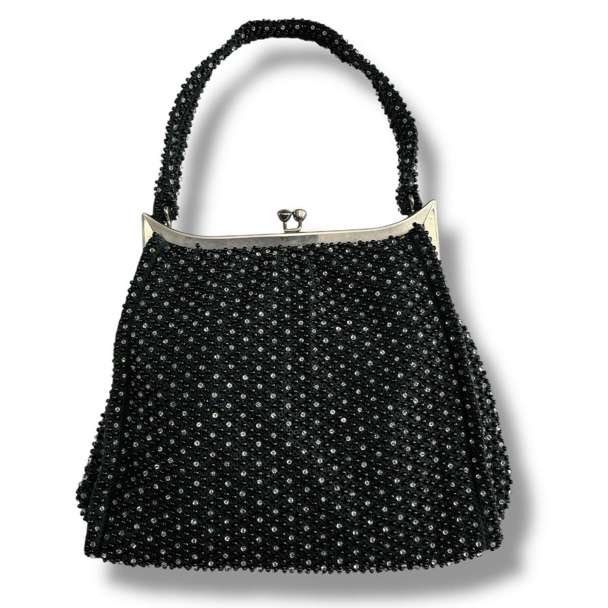 Other Vintage Y2K Elegant Black Beaded Handbag Size ONE SIZE - 1 Thumbnail