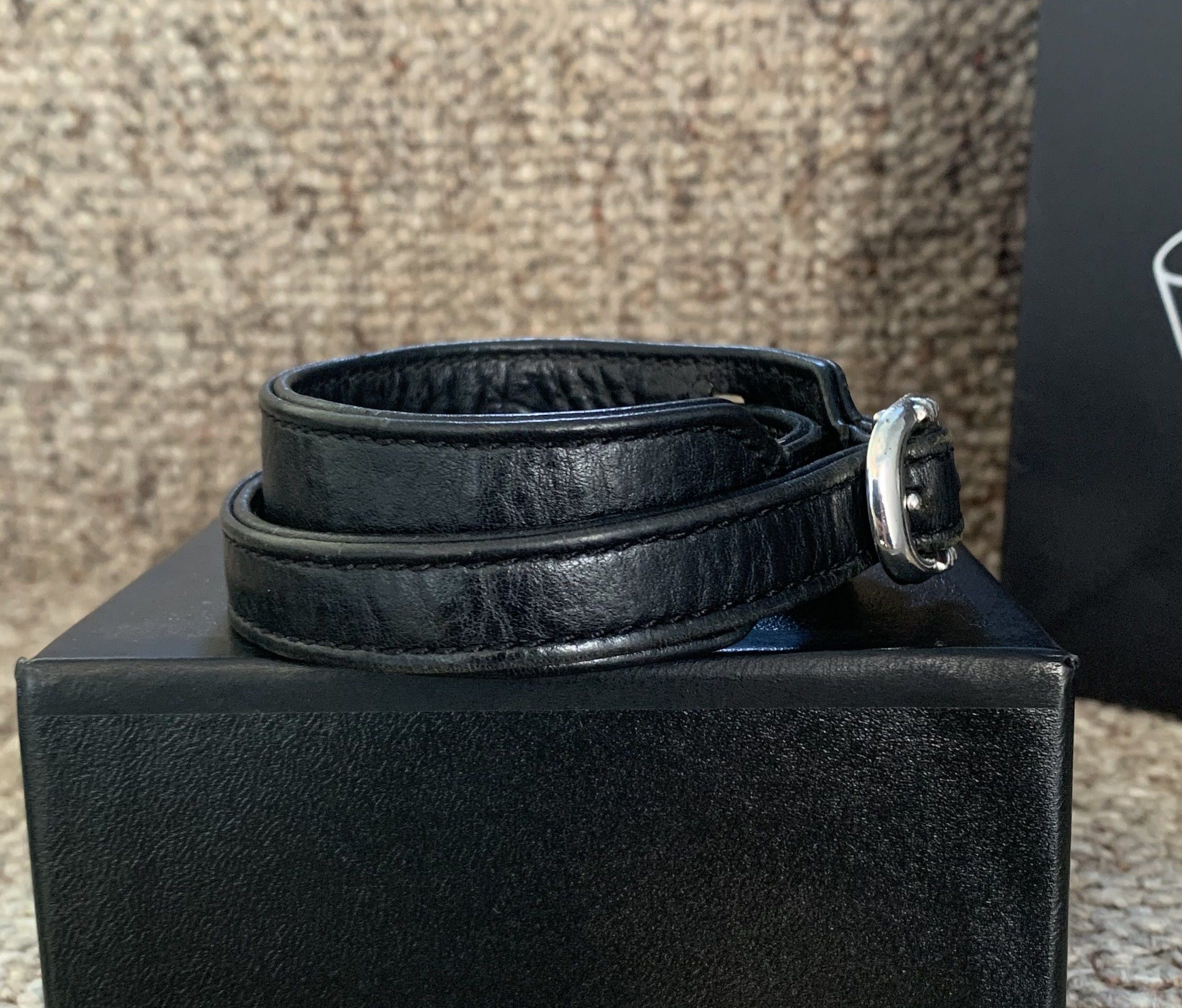 Chrome Hearts Chrome Hearts Adjustable Leather Silver Gunslinger Bracelet Size ONE SIZE - 3 Thumbnail