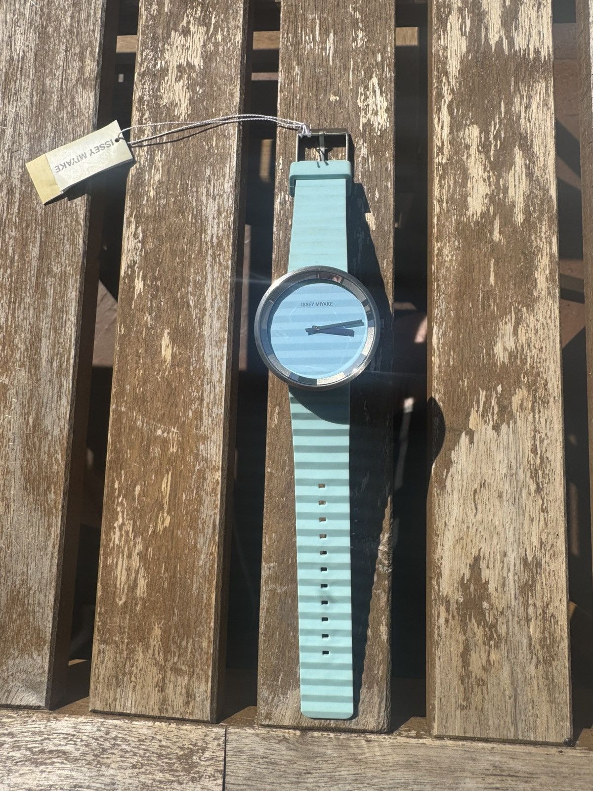 Issey Miyake 1990's Issey Miyake Baby Blue Watch Japanese Rare Designer Size ONE SIZE - 2 Thumbnail