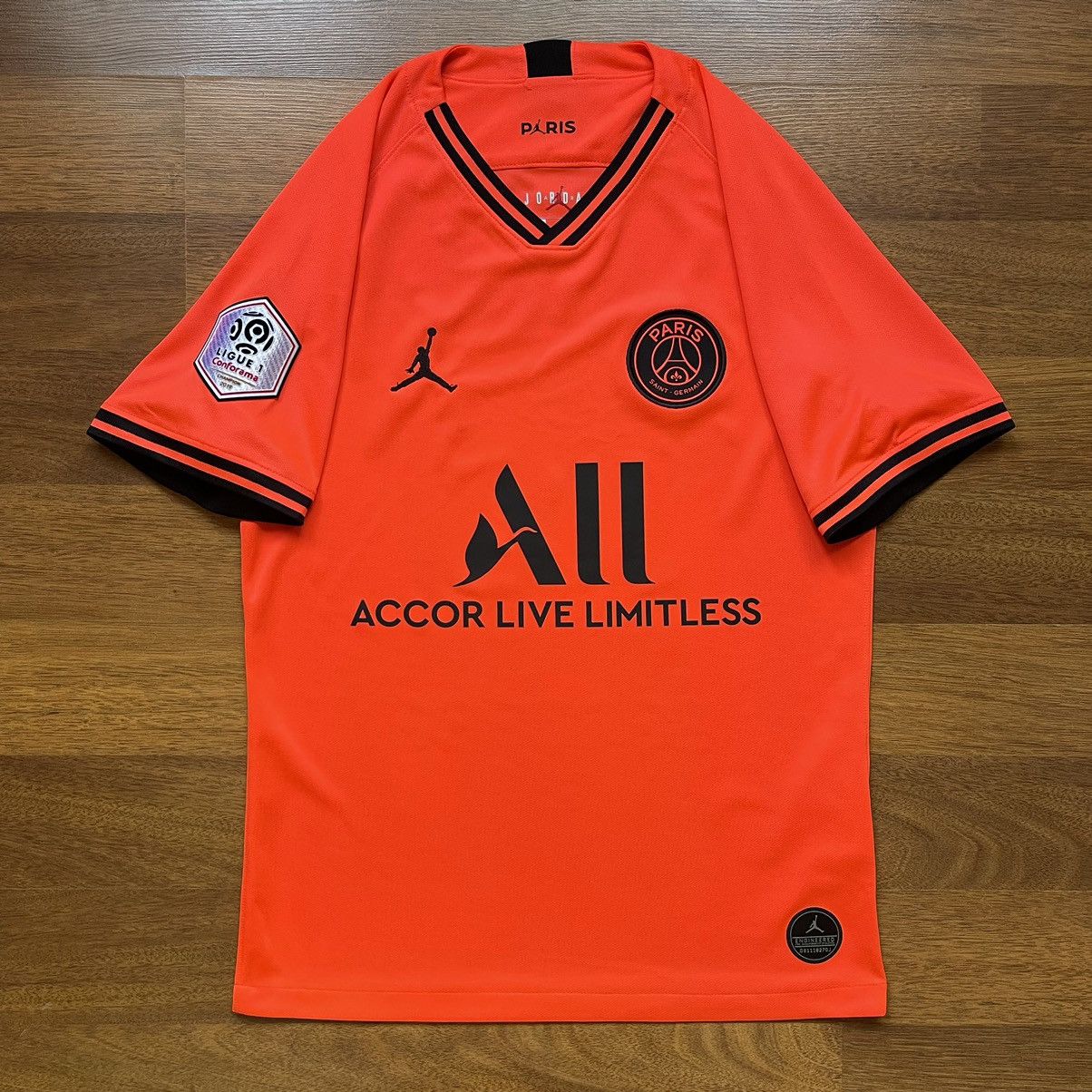 Jordan Brand × Nike PSG NIKE 2019/2020 FOOTBALL SOCCER AWAY JERSEY #10 NEYMAR Size US S / EU 44-46 / 1 - 2 Thumbnail