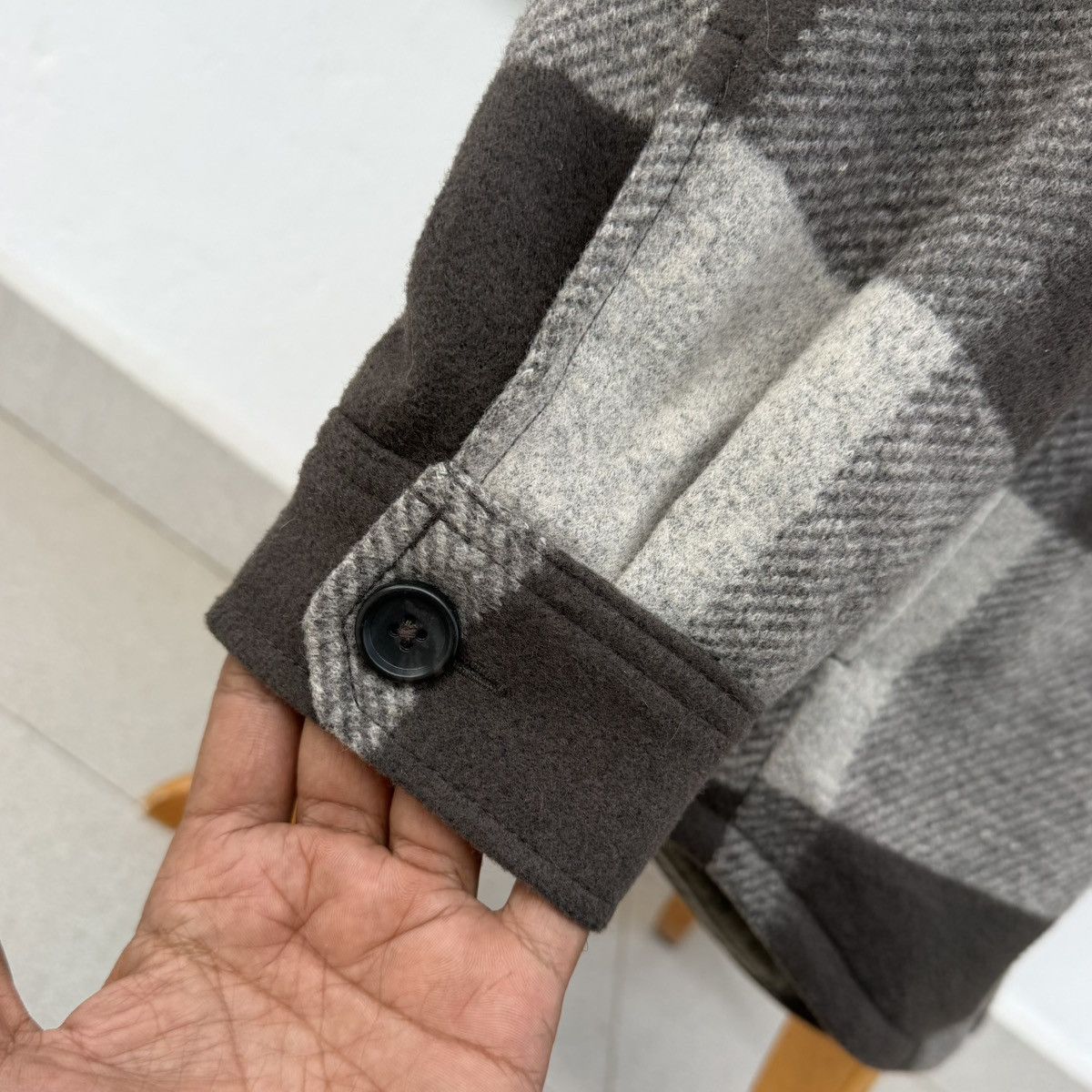 Uniqlo Uniqlo Heavy Wool Flannel Overshirt Buffalo Check Jacket Size US L / EU 52-54 / 3 - 11 Thumbnail