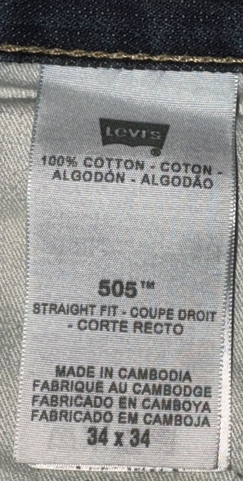 Levi's Vintage Clothing Vintage 90’s Levi’s 505 Straight Leg Jean! Size US 34 / EU 50 - 5 Thumbnail