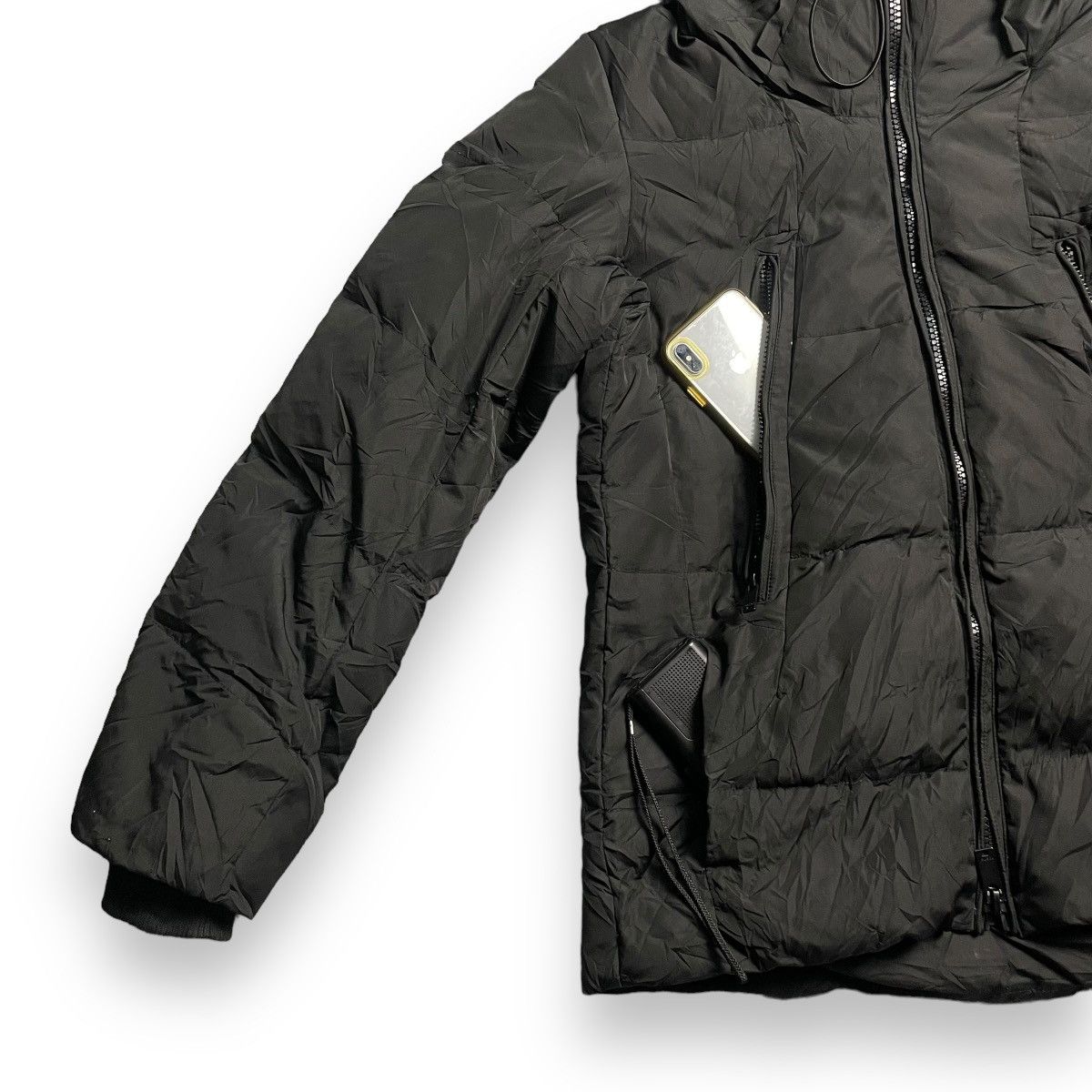 If Six Was Nine 🇯🇵 ROSHELL MULTIPOCKET DOWN PUFFER HOODIE JACKET Size US L / EU 52-54 / 3 - 5 Thumbnail