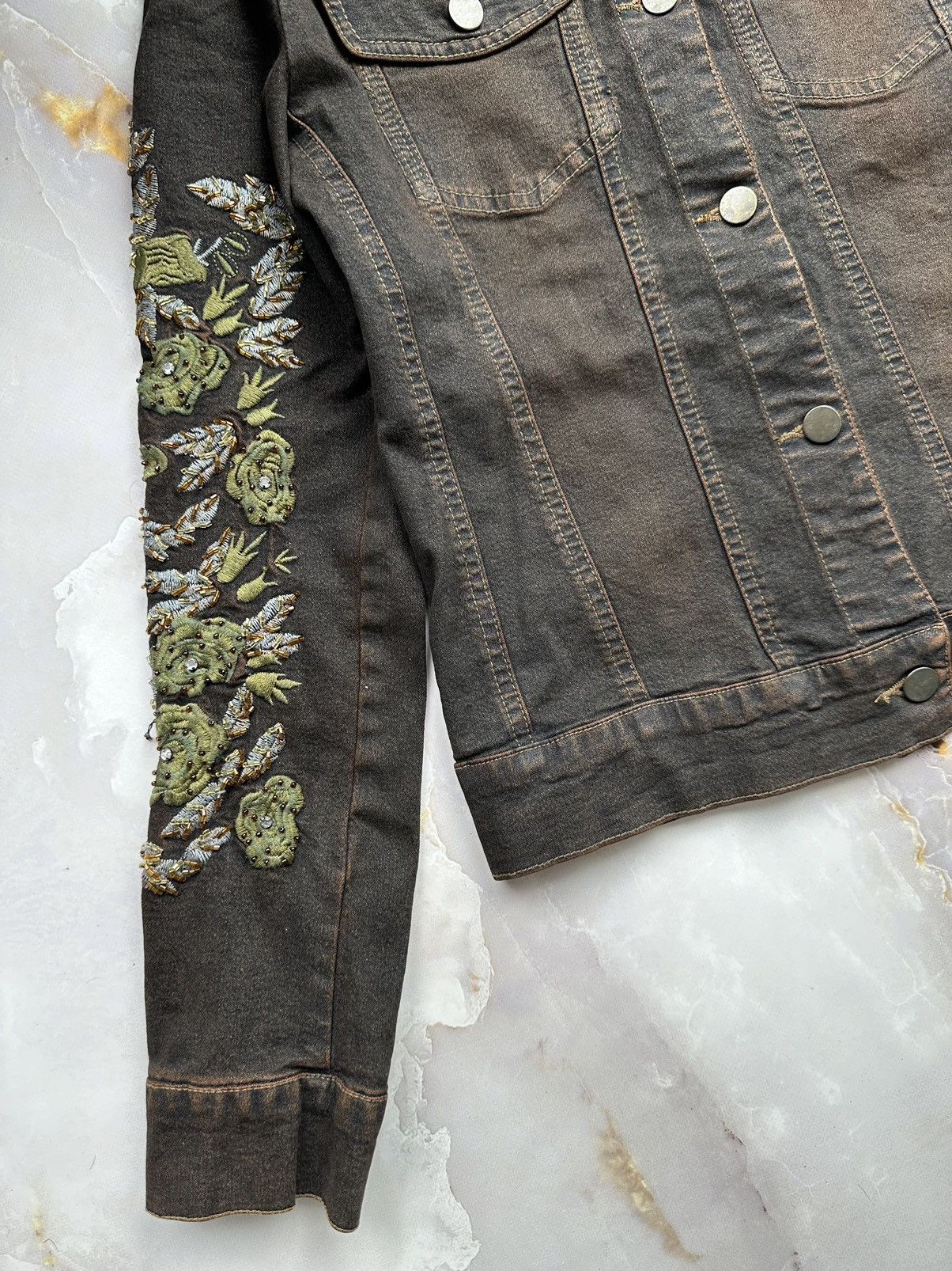 Japanese Brand Vintage Denim Jacket Size S / US 4 / IT 40 - 4 Thumbnail