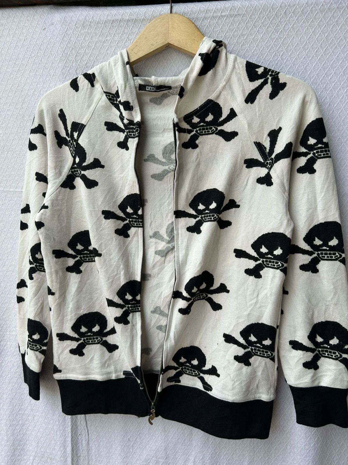Japanese Brand Japanese zip skull hoodie knitwear lgb Ifsix styled Size US S / EU 44-46 / 1 - 5 Thumbnail