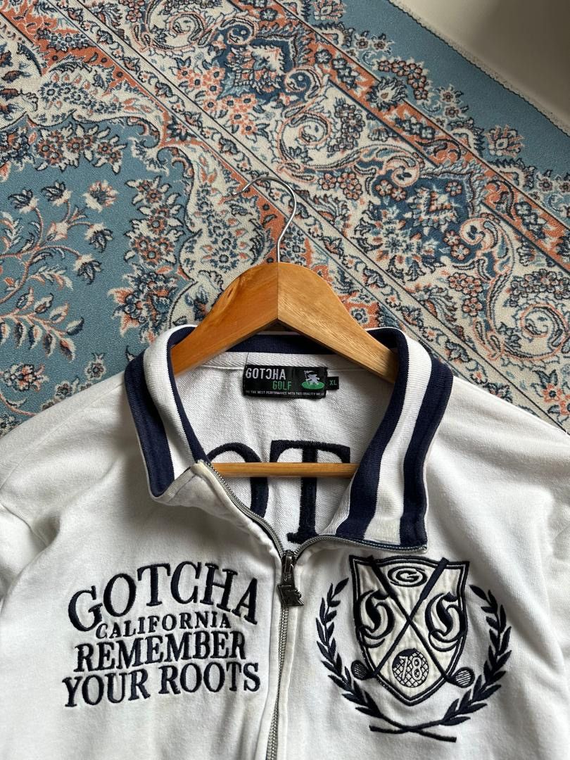 Gotcha × Japanese Brand × Vintage VINTAGE GOTCHA GOLF ZIPPER EMBROIDERY Size US L / EU 52-54 / 3 - 5 Thumbnail