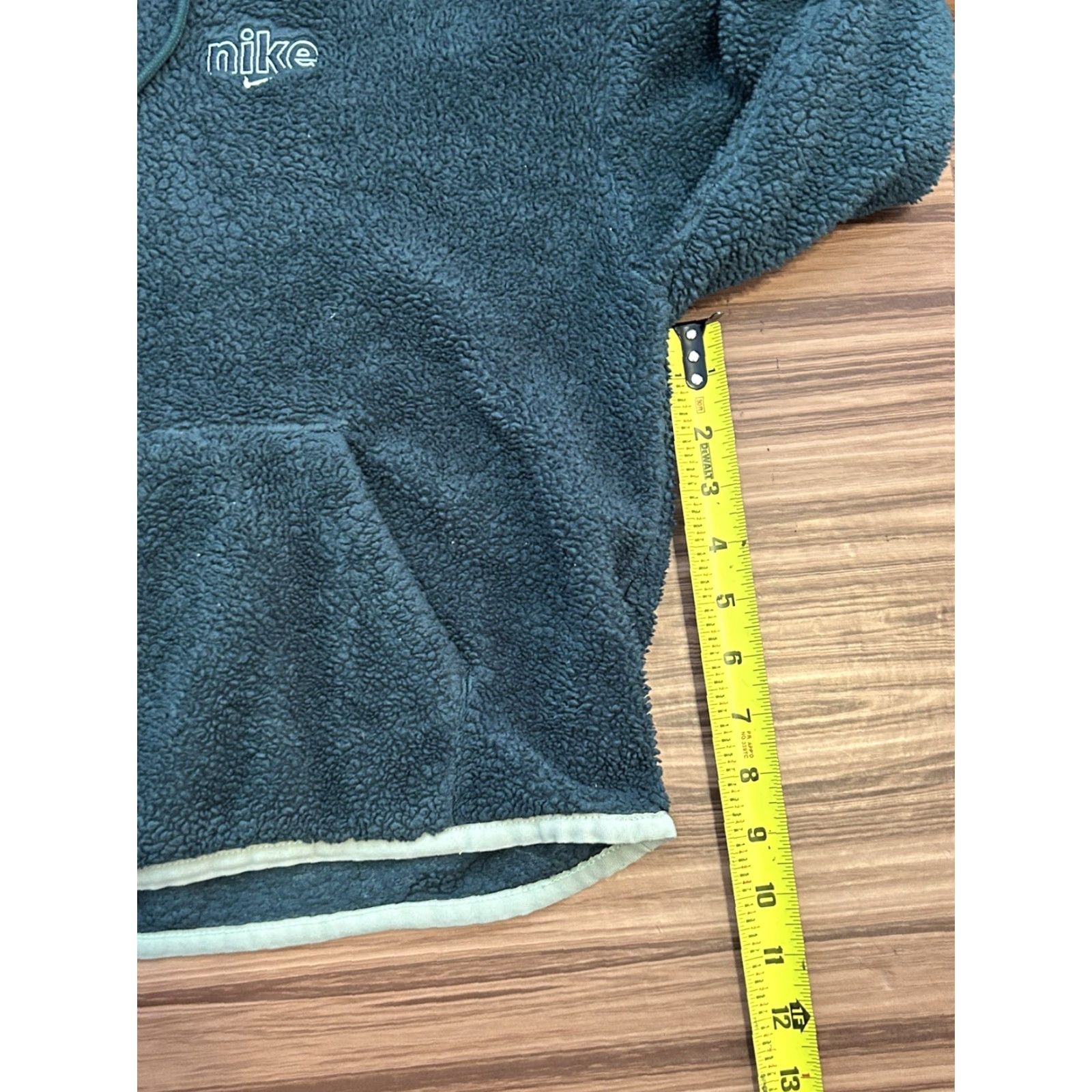Nike Nike Women's NSW Plush Fleece Hoodie XS Atomic Teal/Enamel Green CU6425 Size XS / US 0-2 / IT 36-38 - 4 Thumbnail