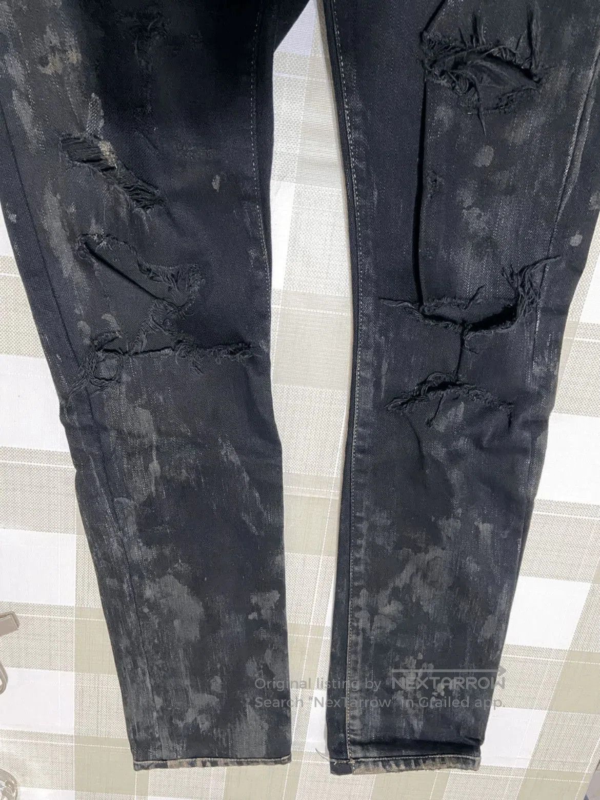 Saint Laurent Paris Saint Laurent Paris by Hedi 15SS Distressed Denim. Size US 29 - 3 Thumbnail